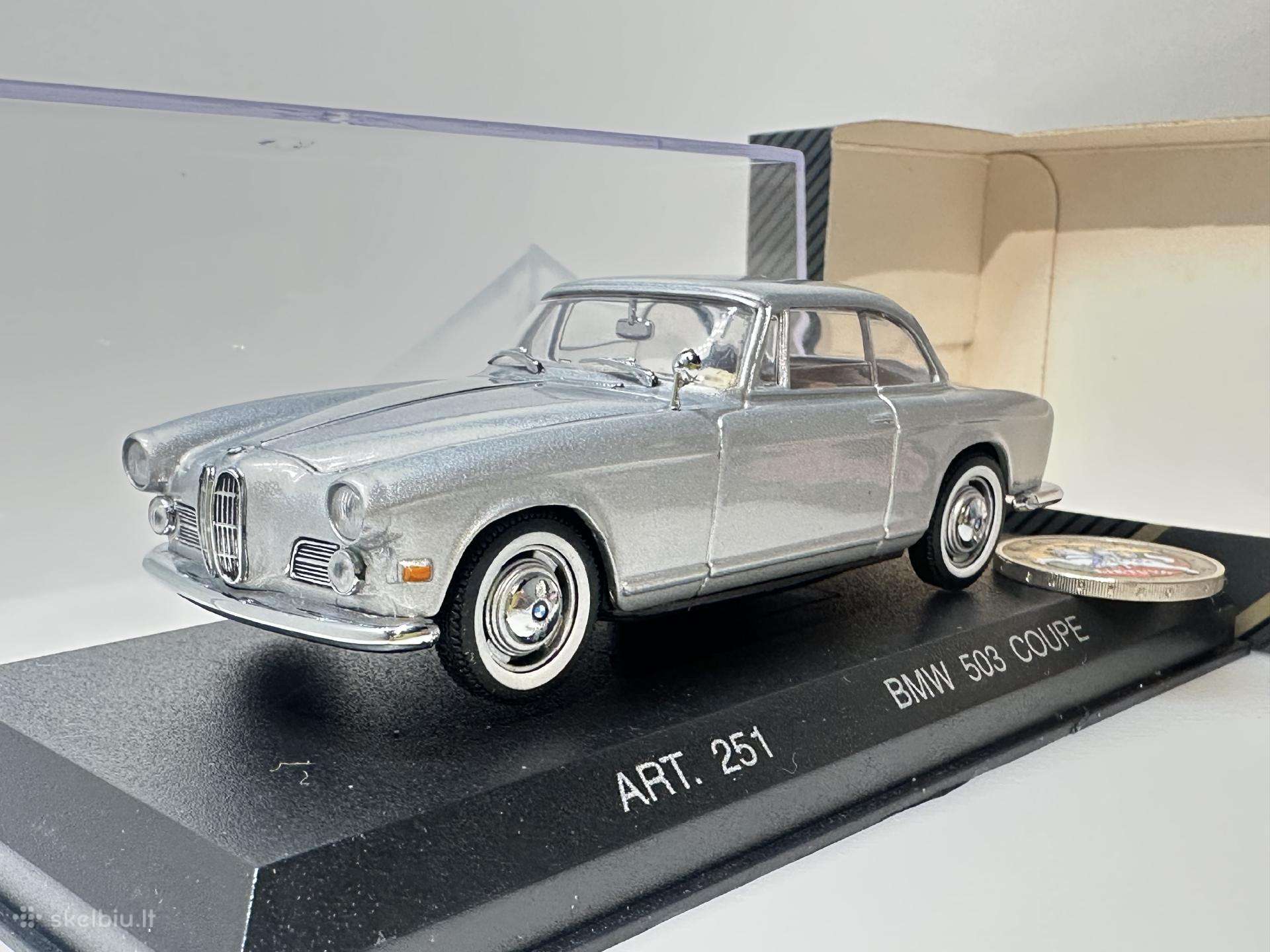 Bmw 503 Coupe 1959 sidabro 1:43 Detail Cars