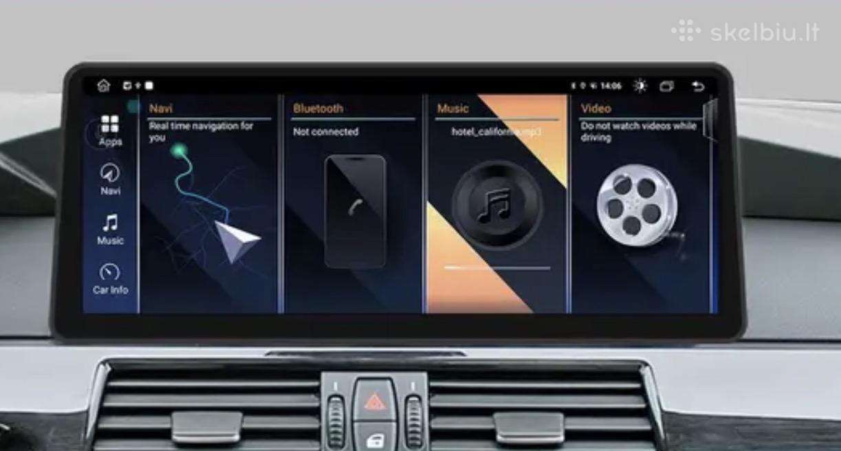 Naujas Nbt ekranas Bmw F10