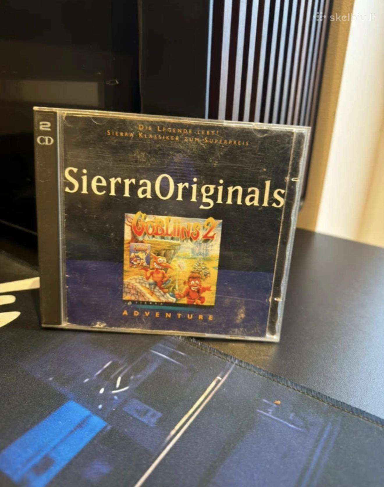 Retro pc žaidimų kolekcija – originalūs CD/dvd