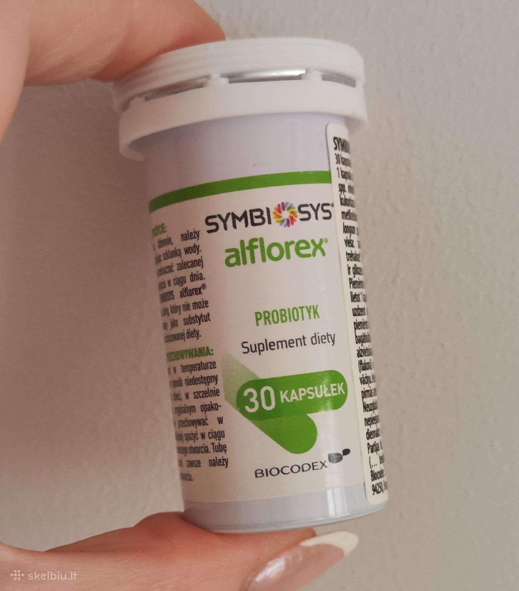 Symbiosys Alflorex, 30 kaps. Probiotikai