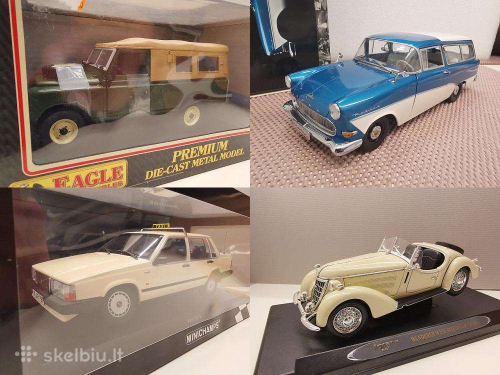 1:18 Įvairių Automobilių Modeliai
