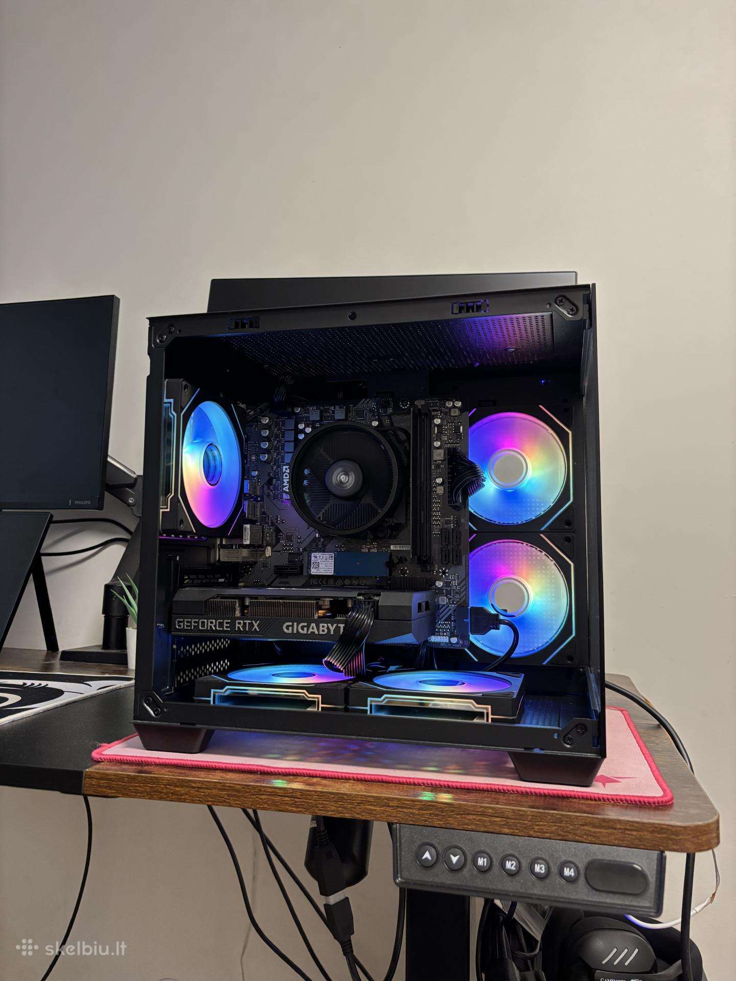 Žaidimų kompiuteris R5 7500f/16gb/rtx3060/512gb)