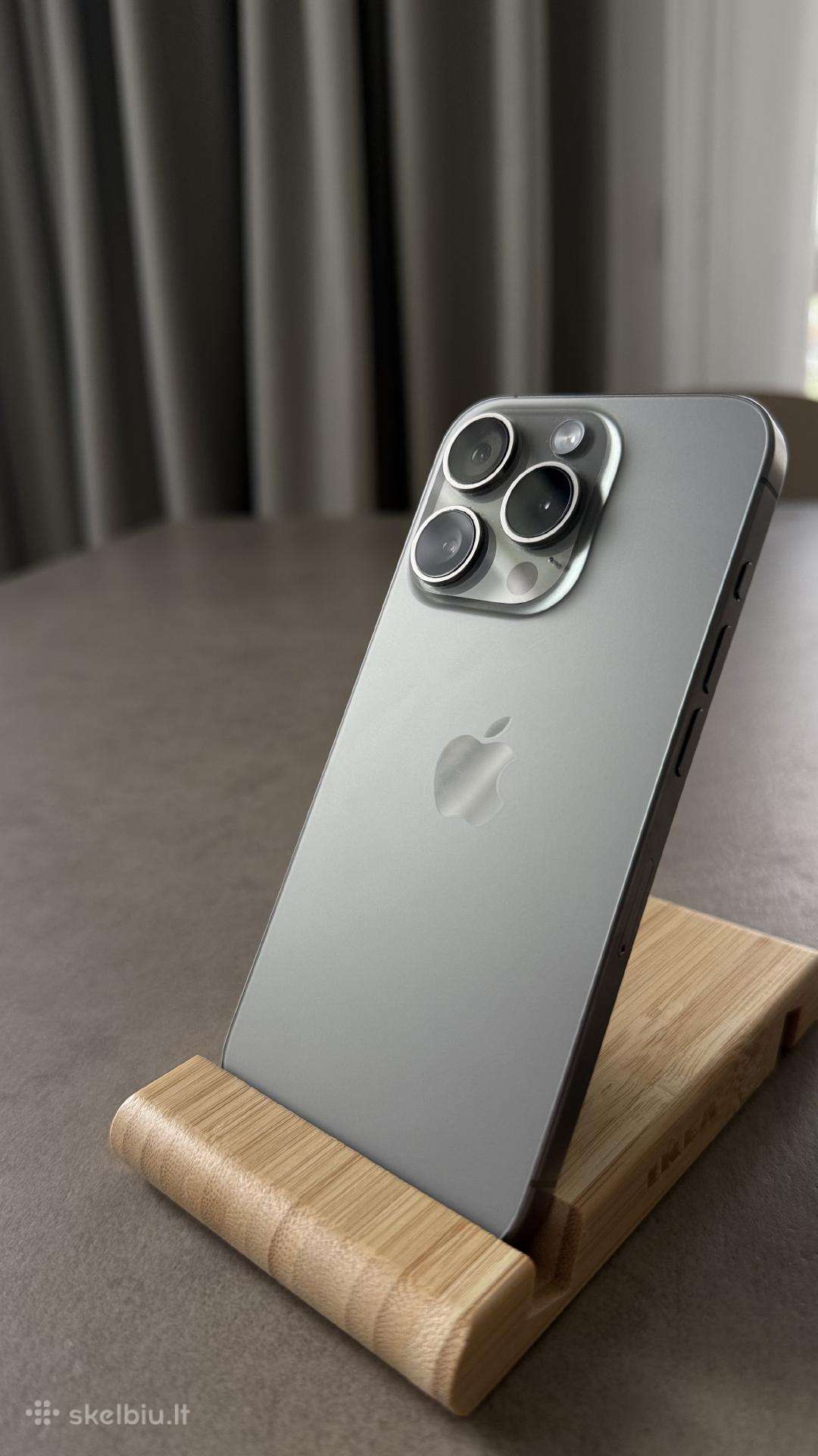 iPhone 15 Pro, 256 GB, natural titanium
