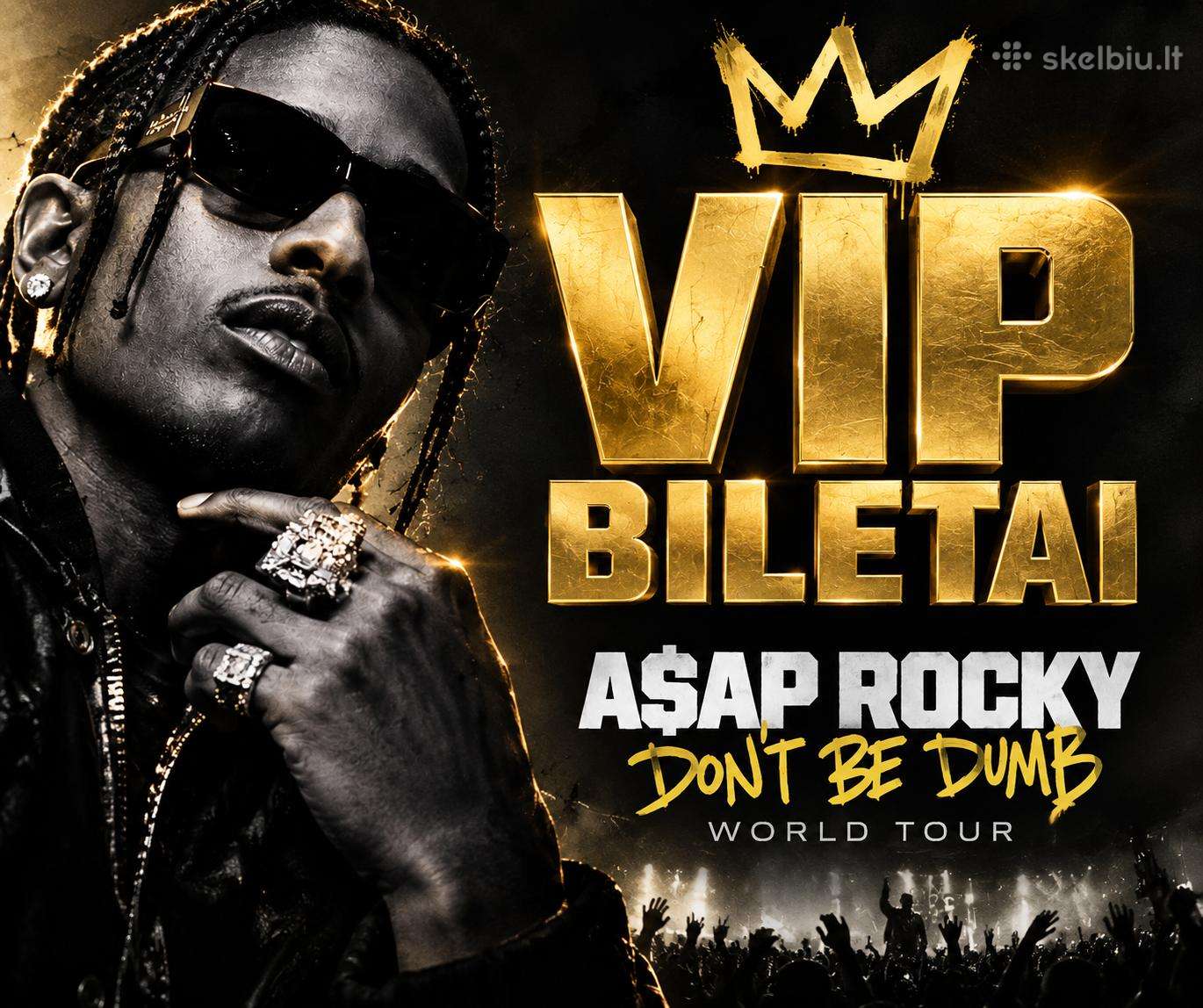 Parduodami 2 VIP Bilietai Į A$ap Rocky!