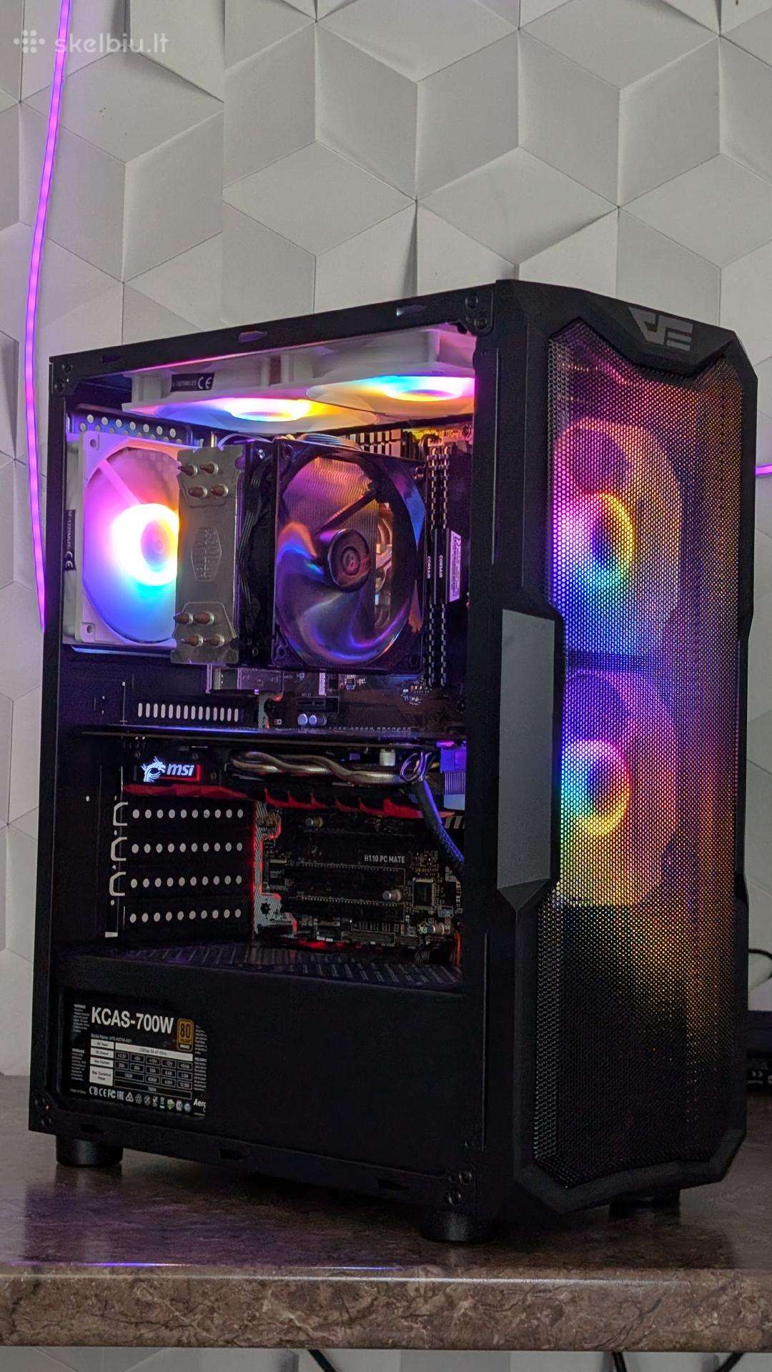 Žaidimų Kompiuteris Gtx 1060 6gb / 500gb SSD / i5