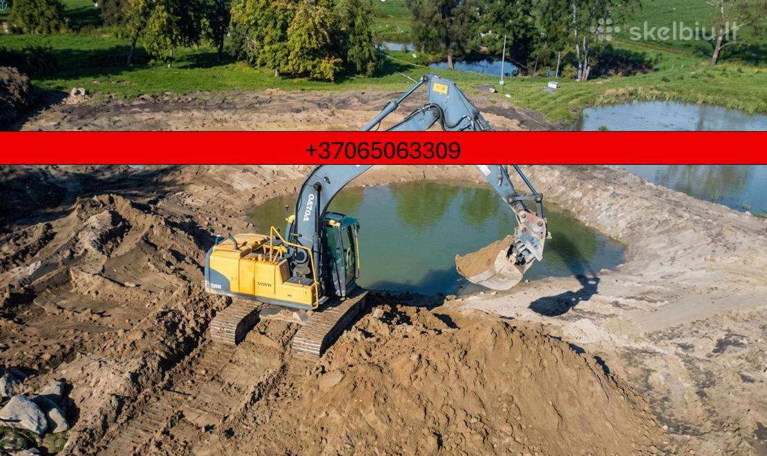 Kokybiškai Kasame Prūdus-tvenkinius