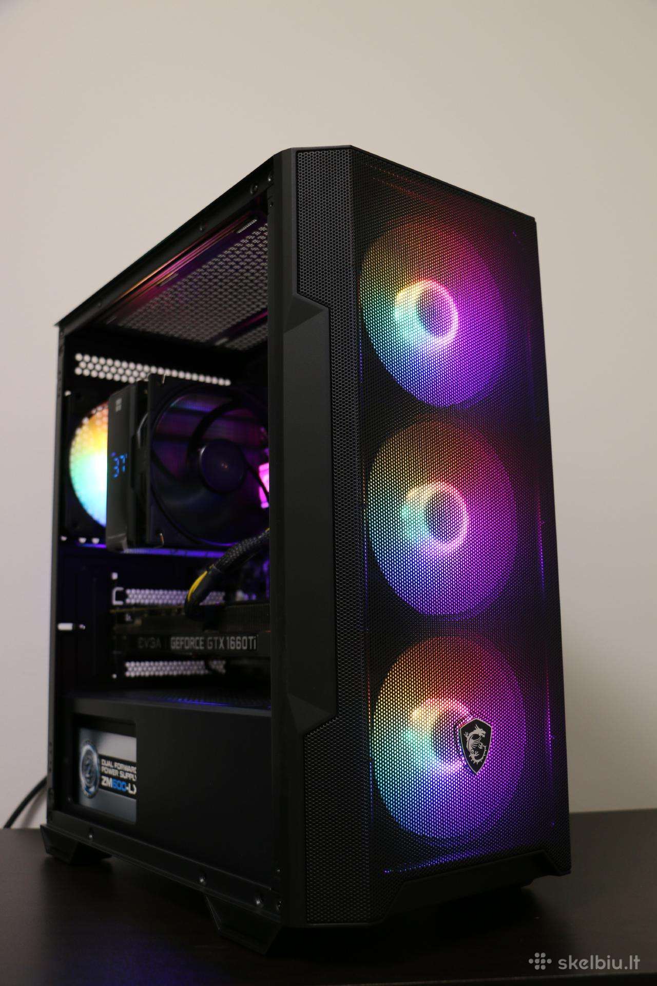 Žaidimų kompiuteris - Ryzen 7 2700x - Gtx1660 Ti