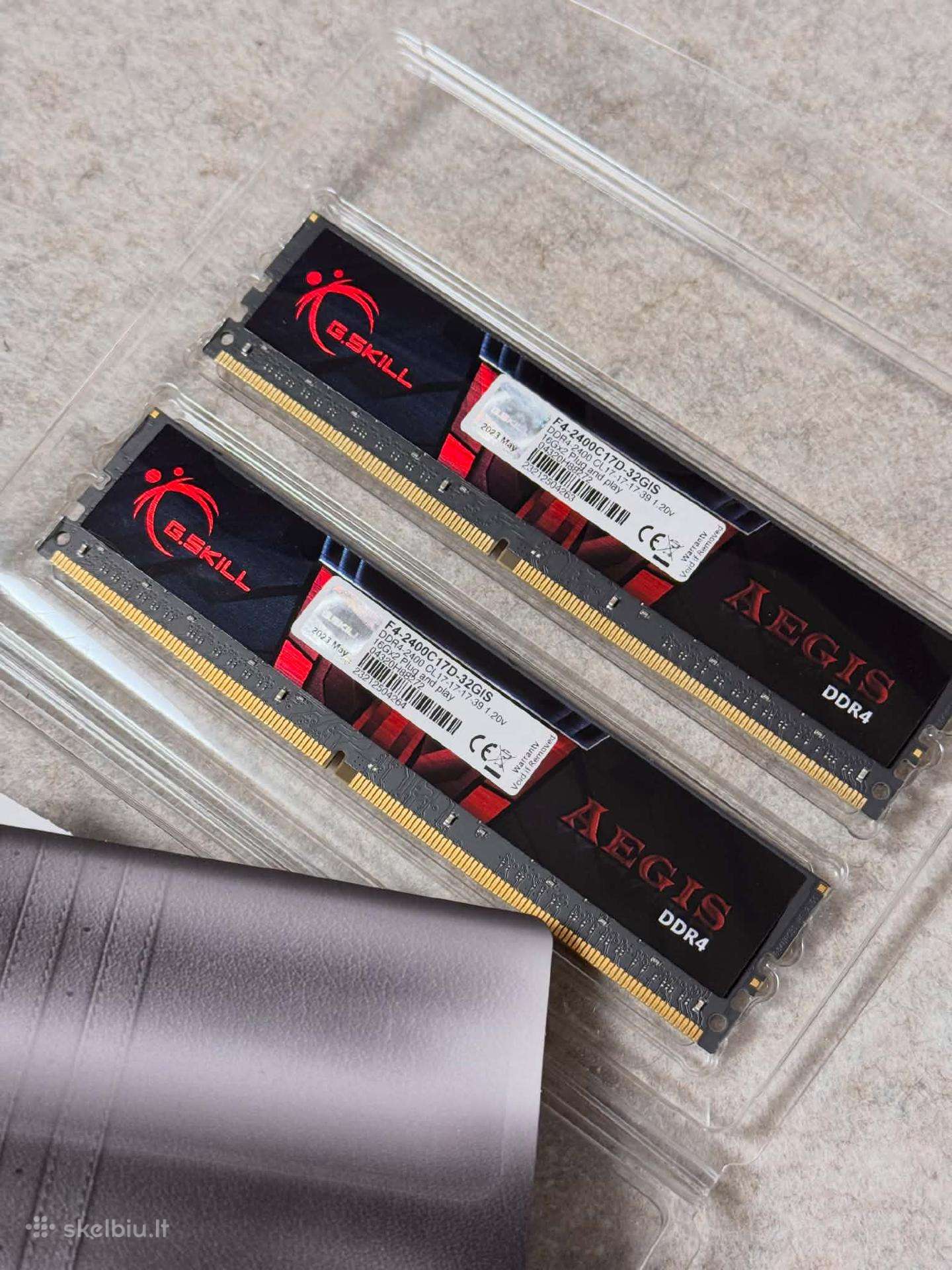 G.skill Aegis 32 GB, Ddr4, 2400 MHz, Cl16 RAM