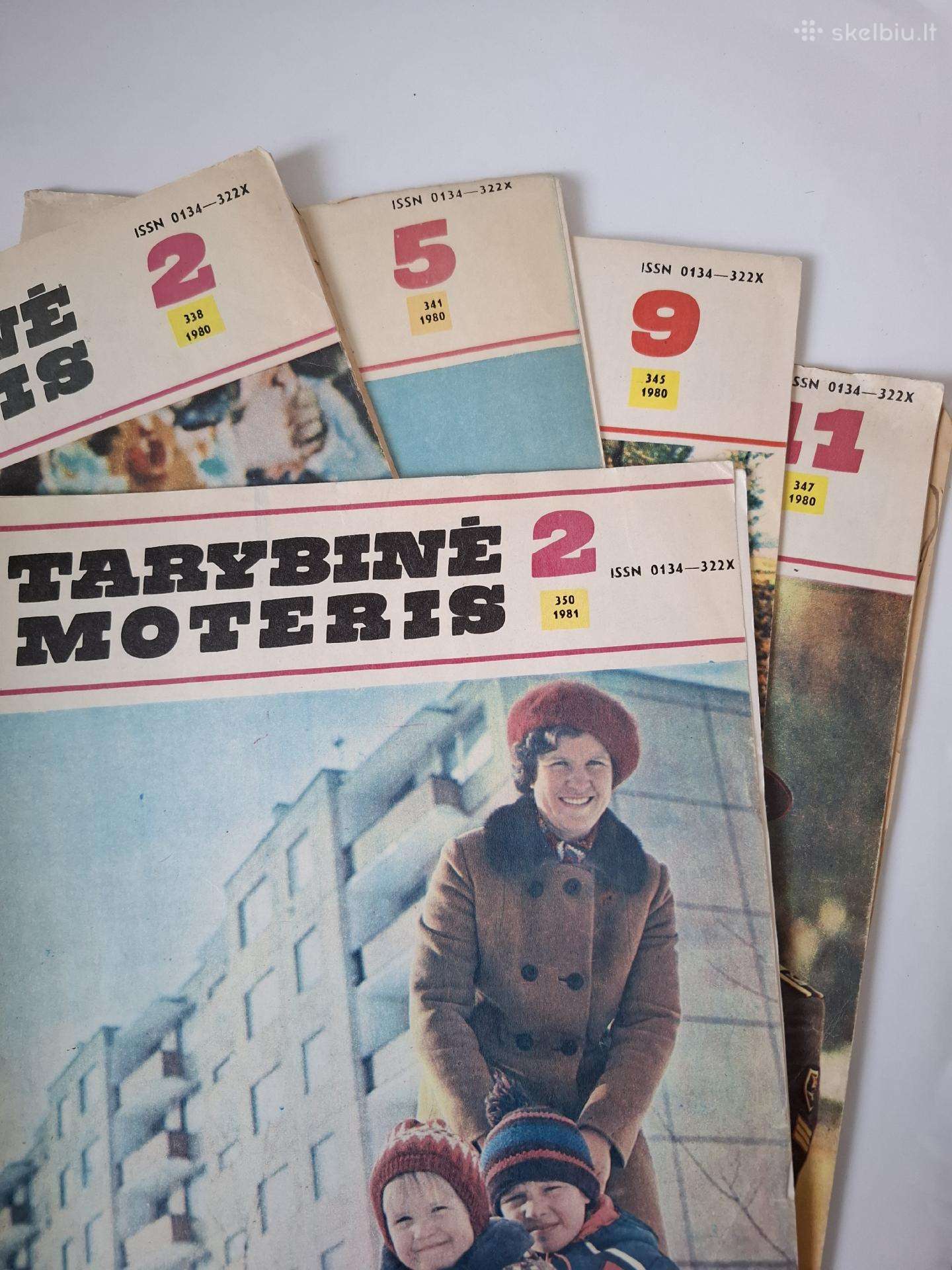 5 žurnalai tarybinė moteris 1980-1981