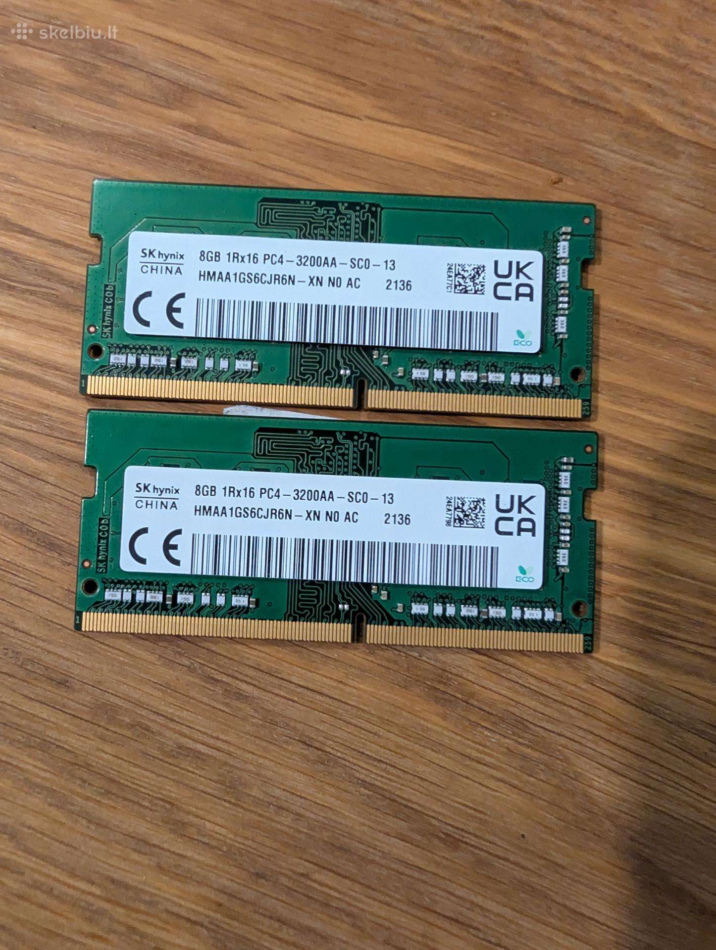 RAM 2x8gb Ddr4 3200