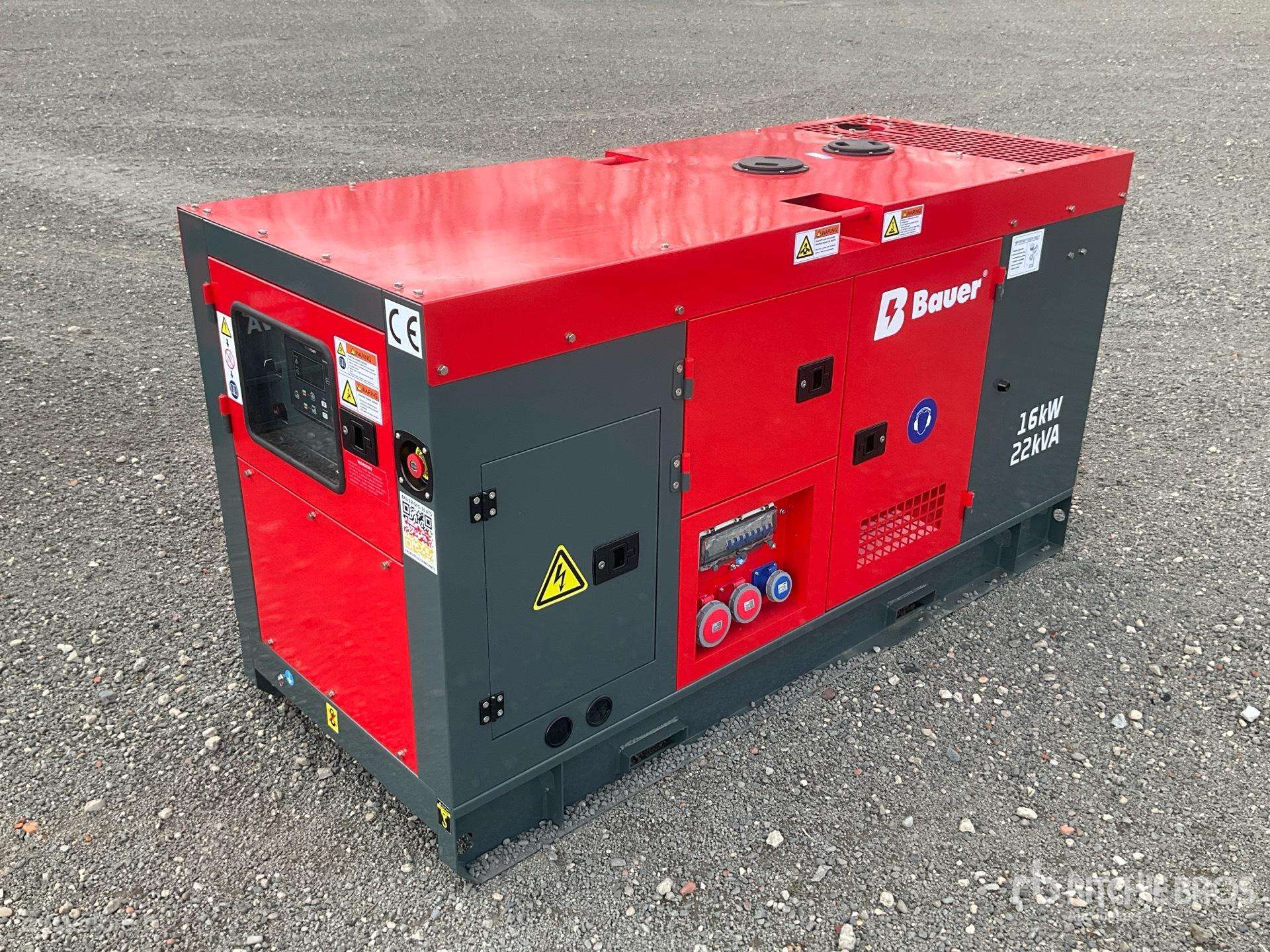 Bauer dyzelinis generatorius 16kw