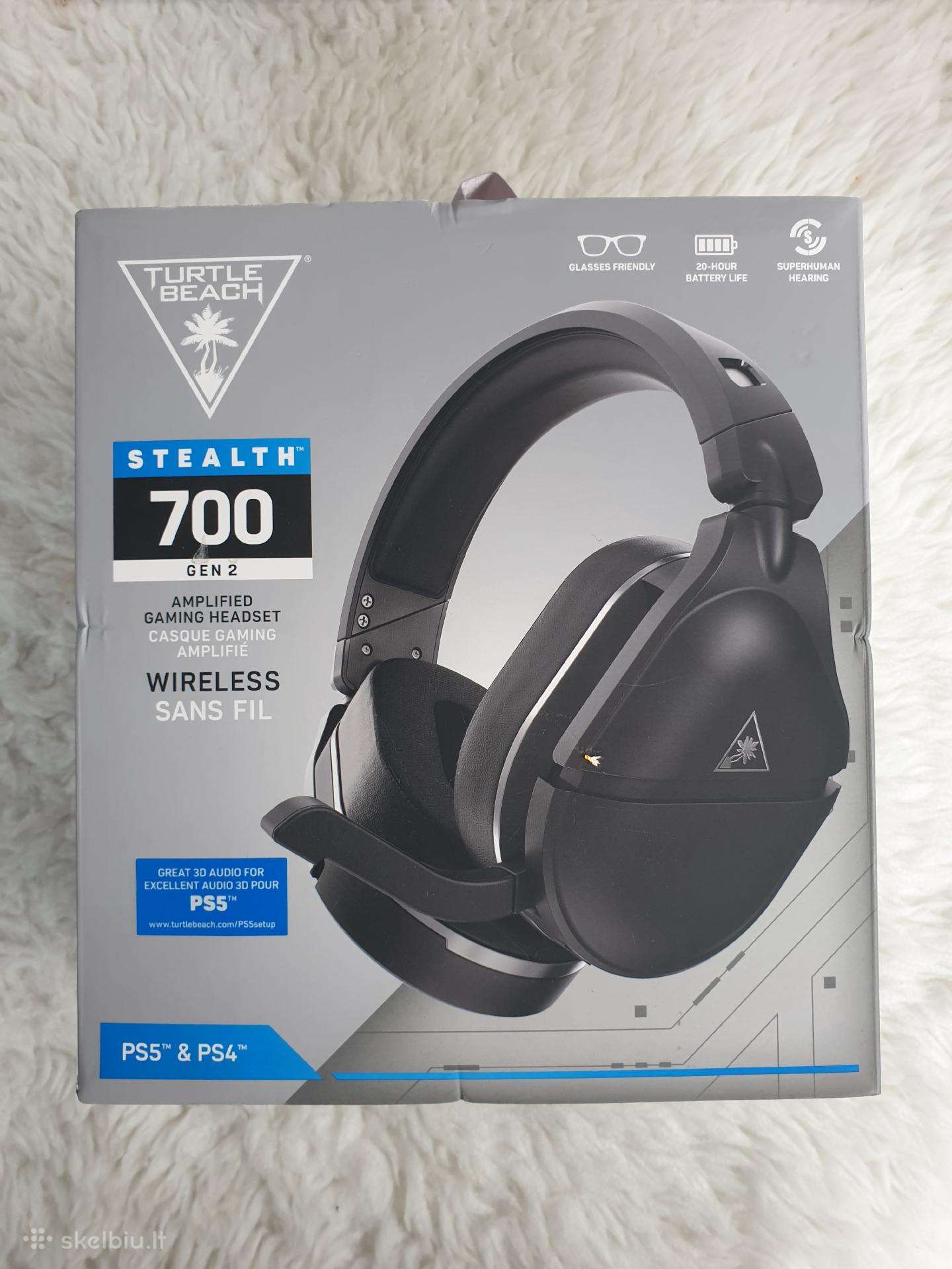 Turtle Beach Stealth 700 G2 įkraunamos Pc, Ps5/ps4