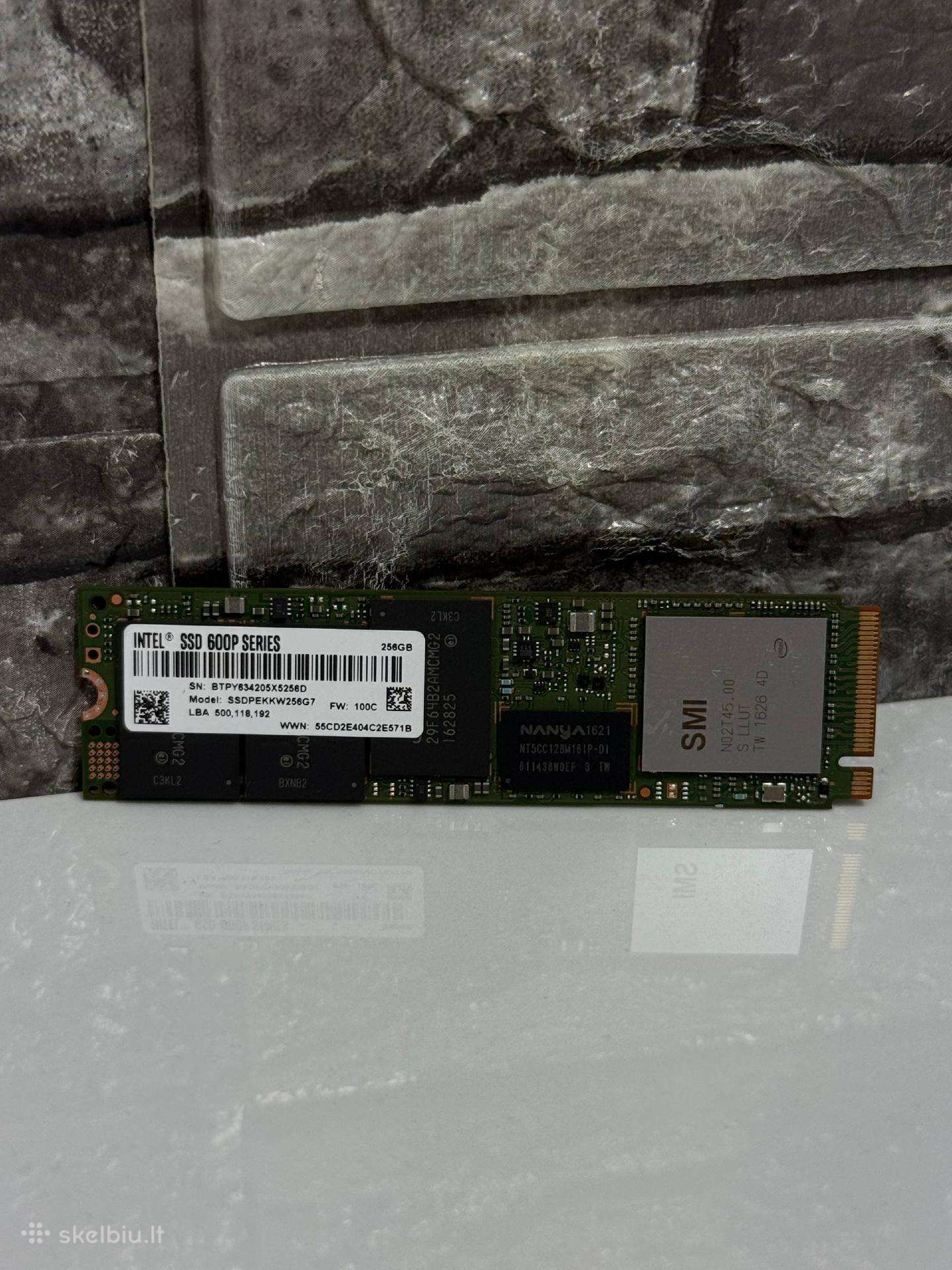 256gb Intel 600p Nvme M.2