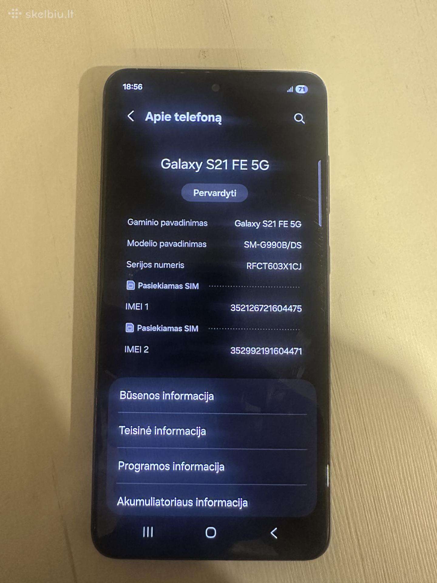 Samsung S21 Fe 5gb