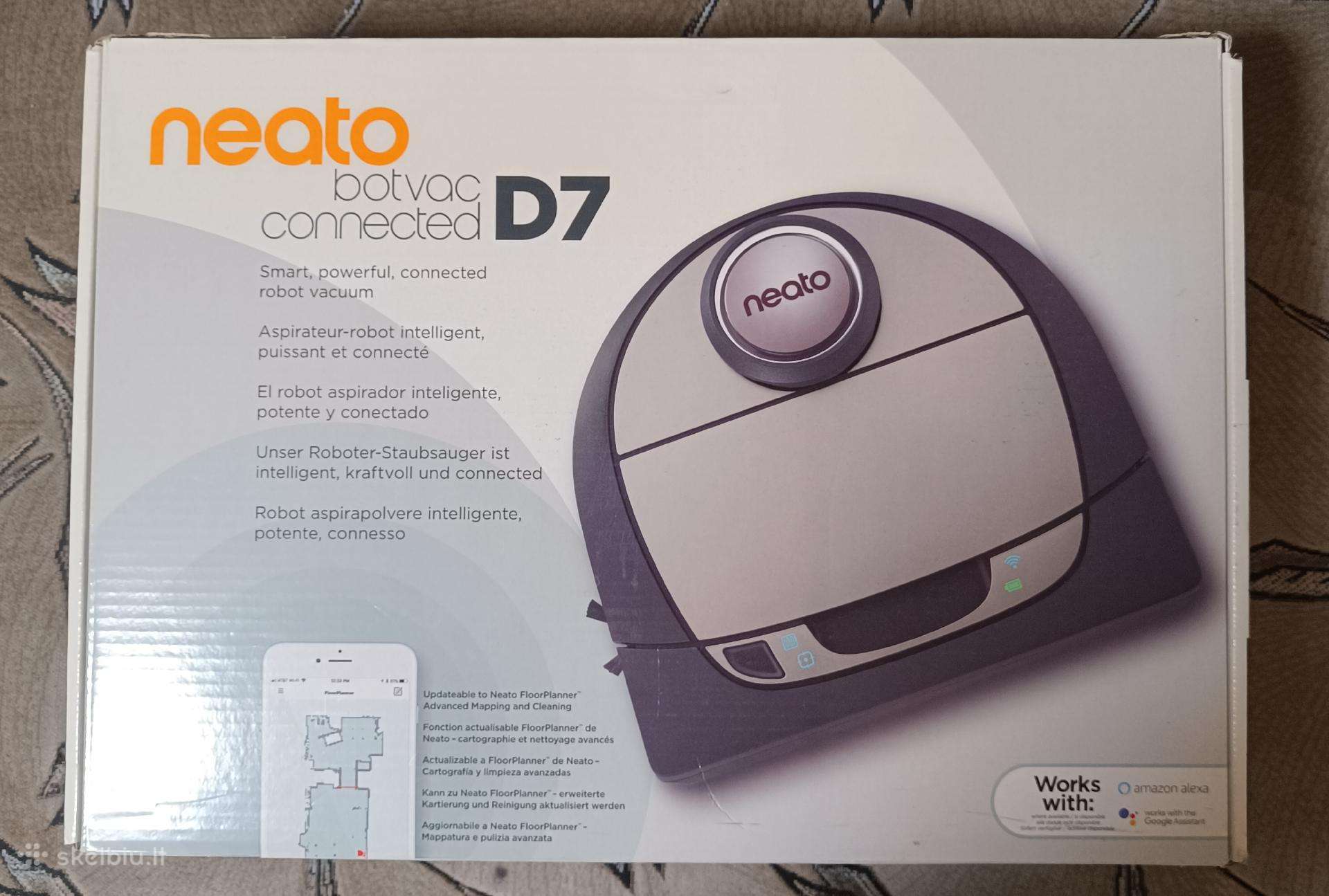 Neato Botvac D7 Connected dulkių siurblys robotas