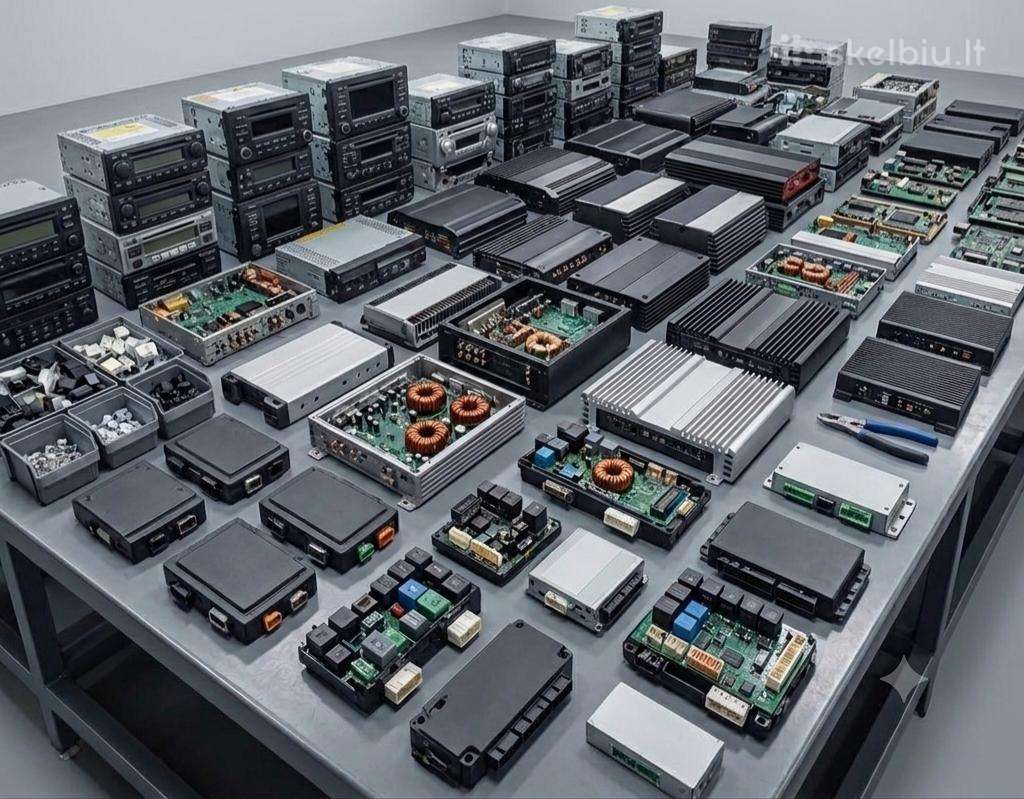 Superku auto valdymo blokus ir elektroniką