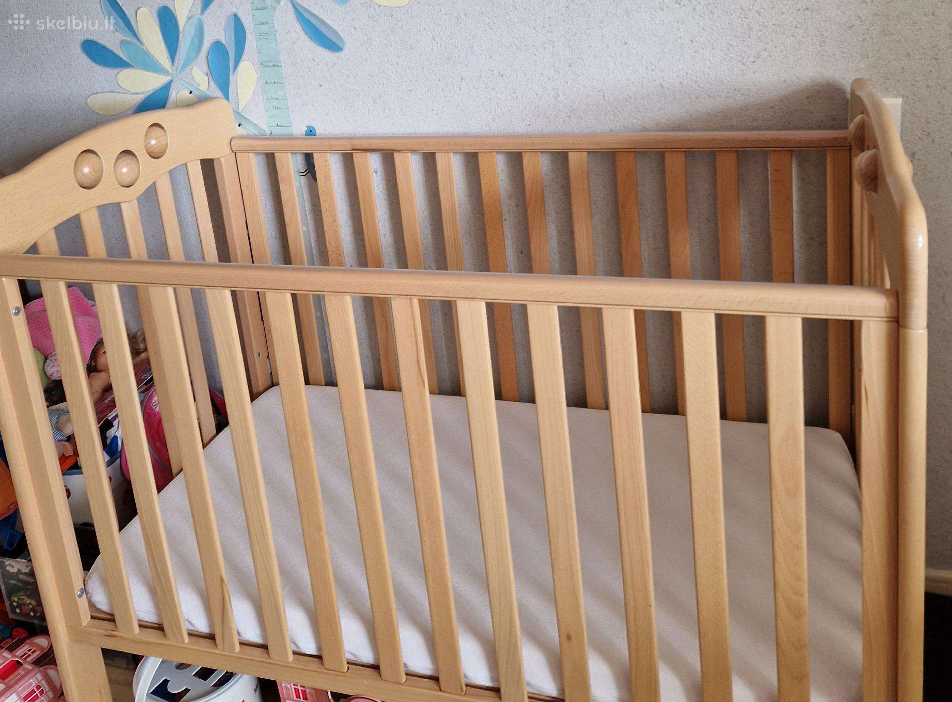 Yappy Natural lovelė su čiužinuku