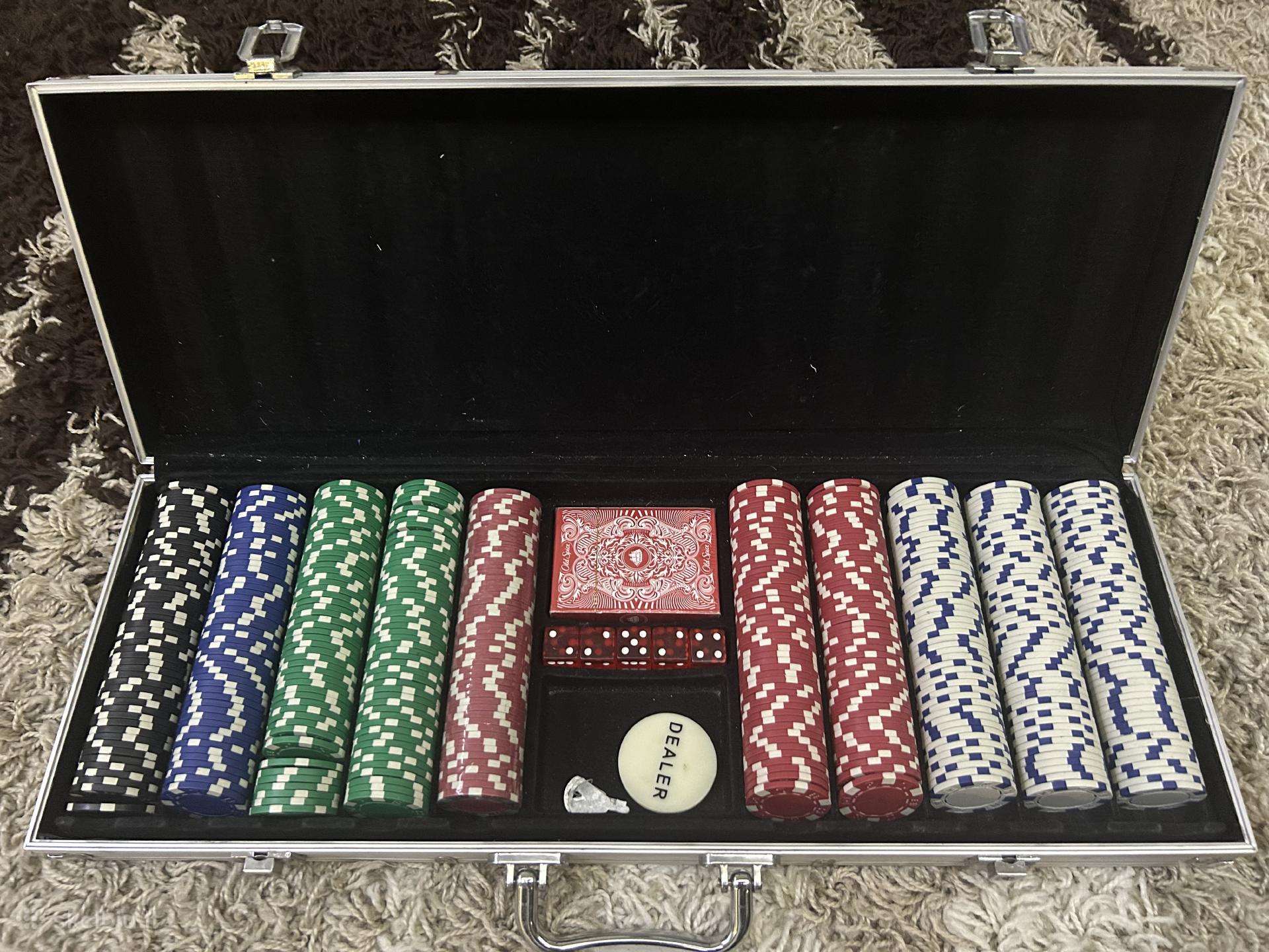 Pokerio žetonų rinkinys