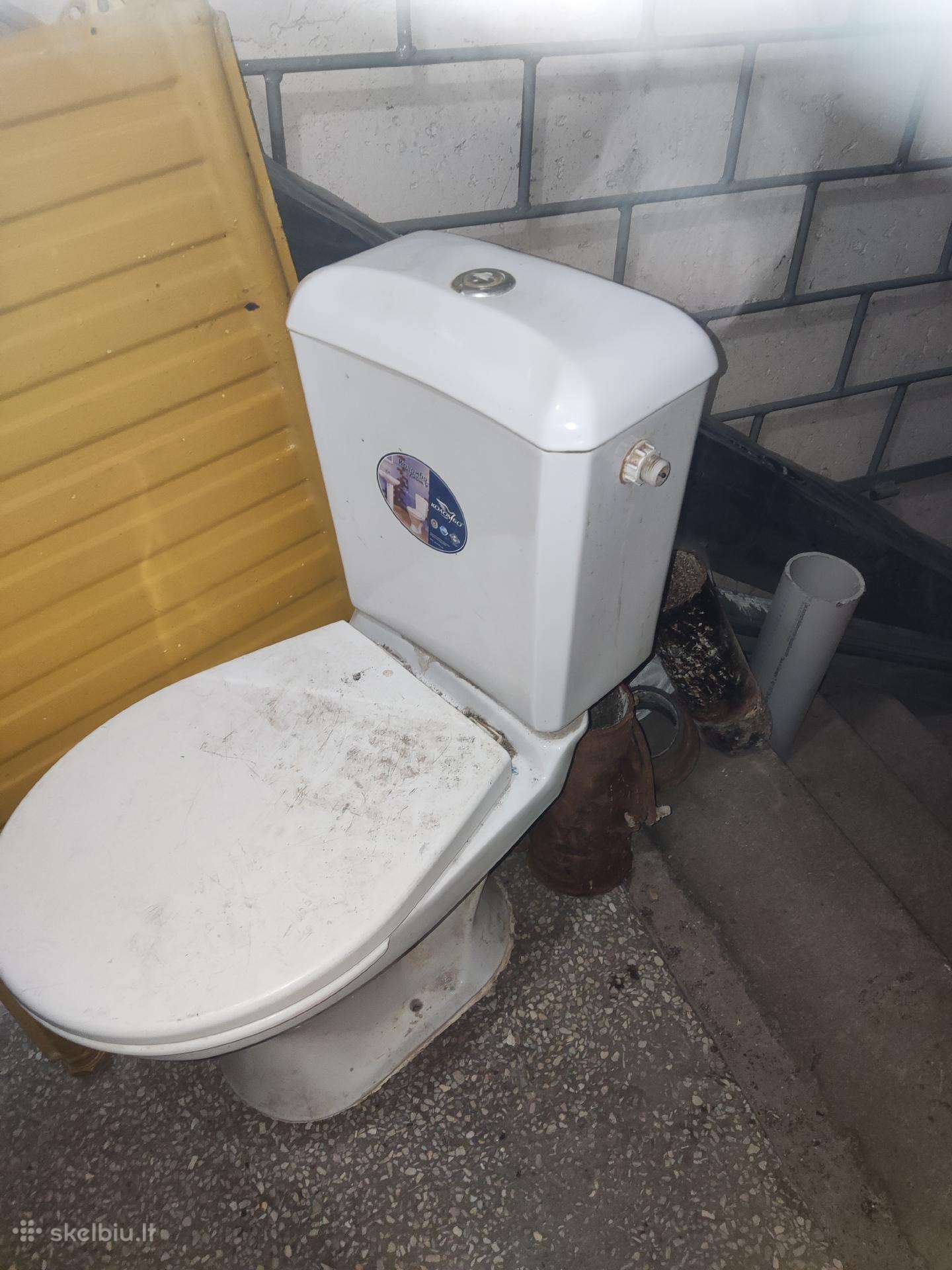 Naudotas WC statyboms