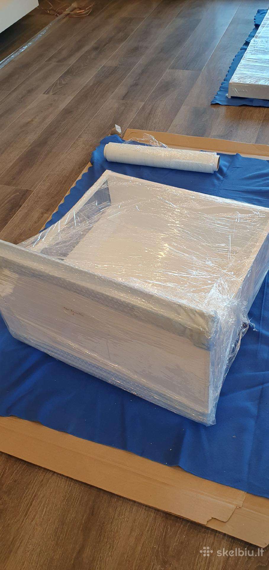 Ikea stalčius 60x60, blizgus fasadas, mechanizmai