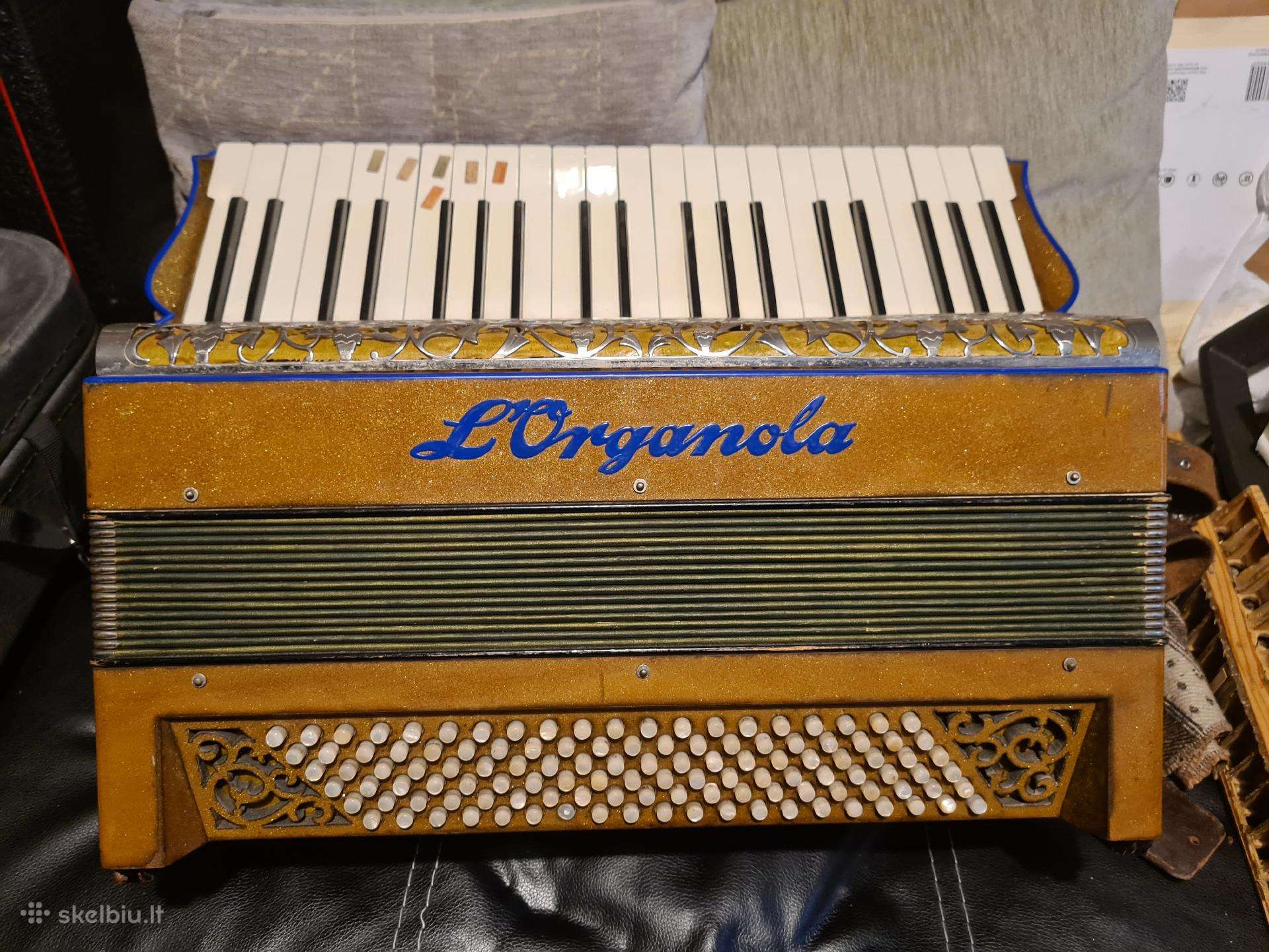 Hohner Organola 120 bosų, keturbalsis , tarpukario