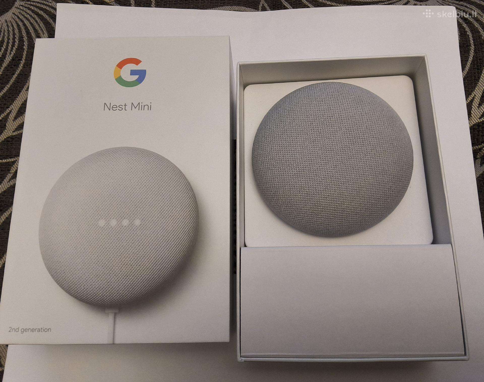 Naujas Google Nest Mini išmanusis garsiakalbis