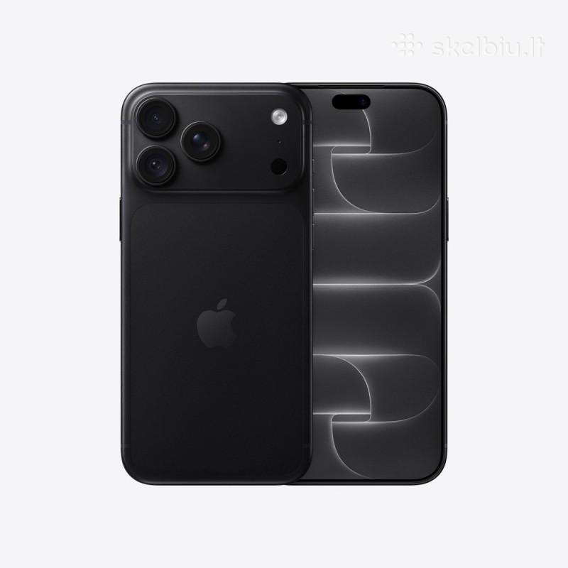 iPhone 18 Pro PVM Sf Liko Juodas ir Glacier Blue