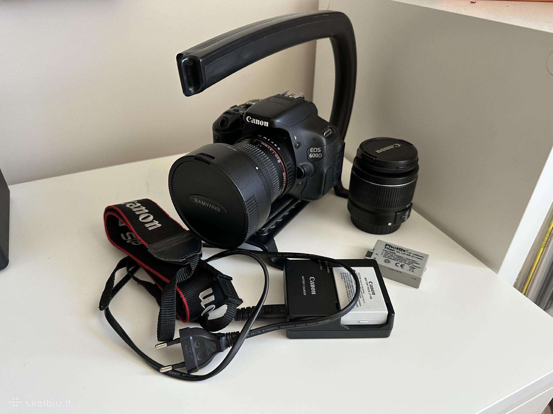 Canon EOS 600d + Samyang 8mm Fisheye + 18-55mm