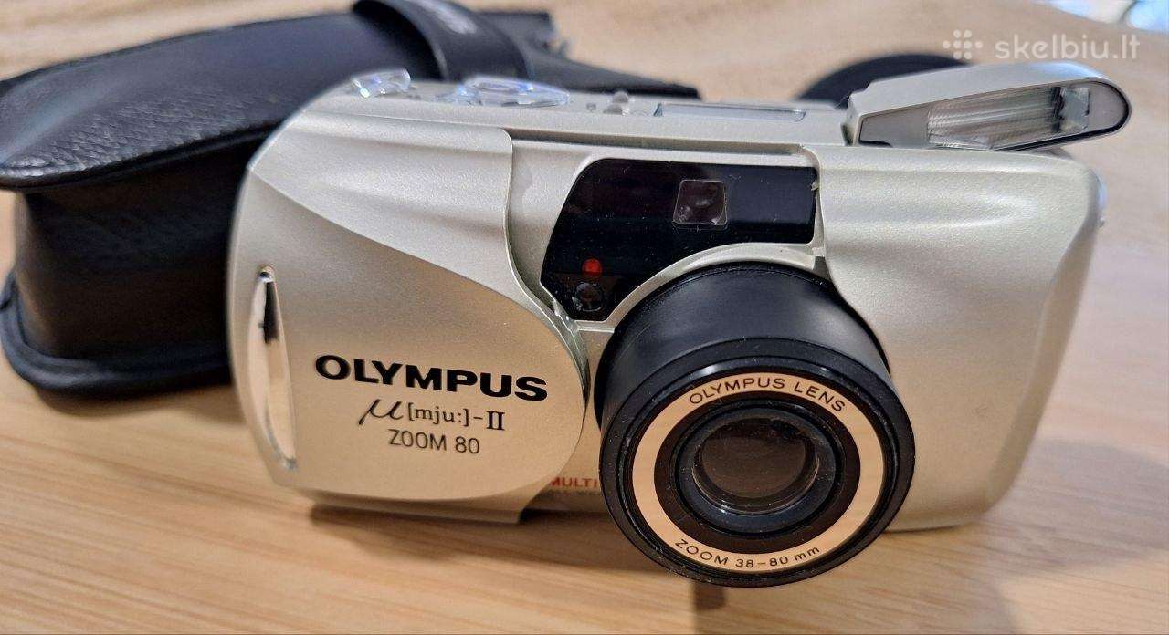Olympus µ[mju:]-II Zoom 80 pilnai veikiantis + bat