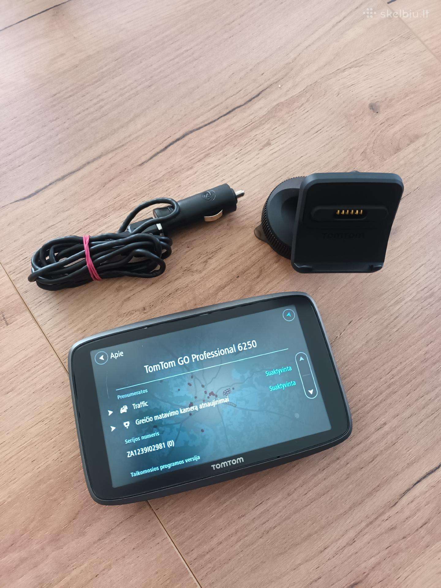 Tomtom Professional 6250 sunkvežimiui aktyvi Sim