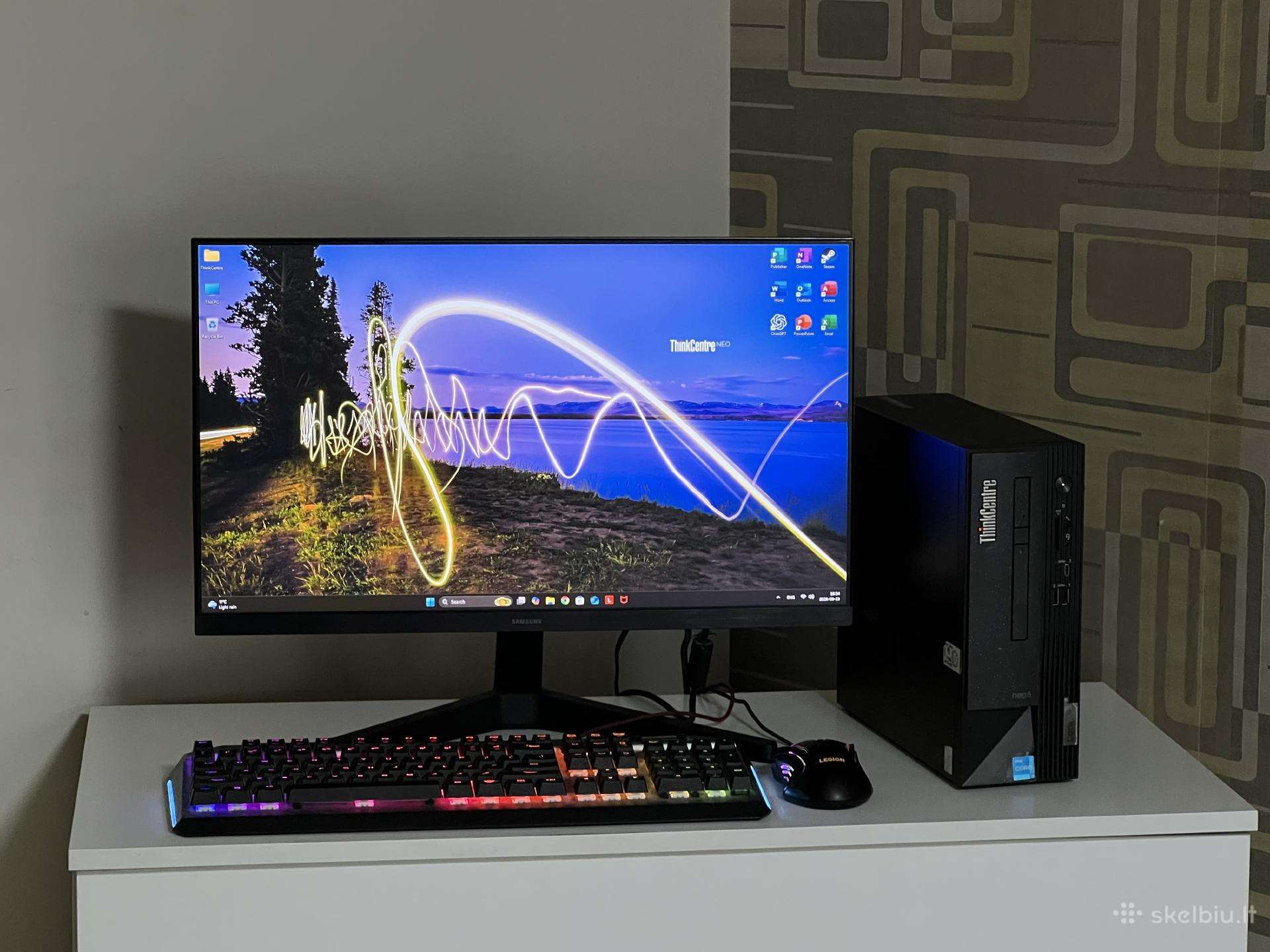 Parduodamas Thinkcentre Neo su I3-12k, 8gb/256gb.
