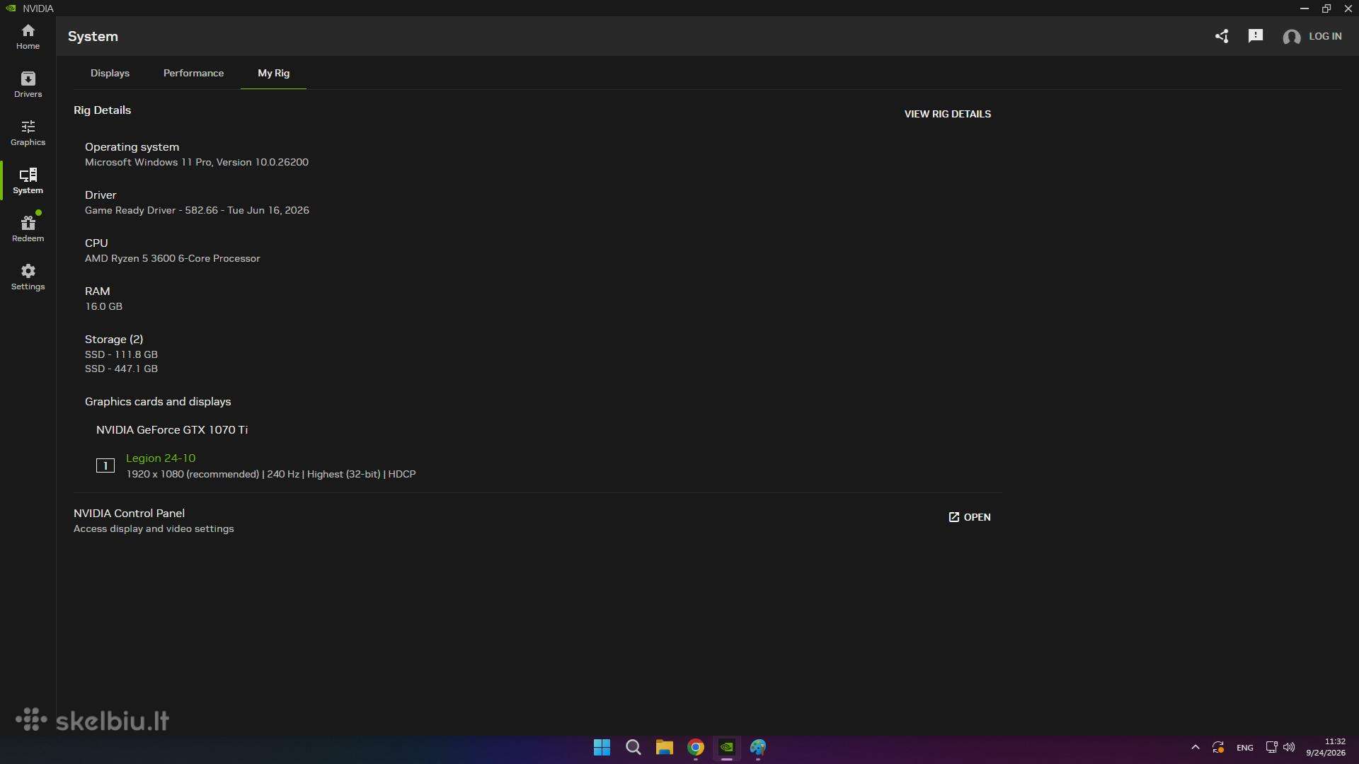 Ryzen 5 3600 Gtx1070ti + Laptop ideapad Gaming 3