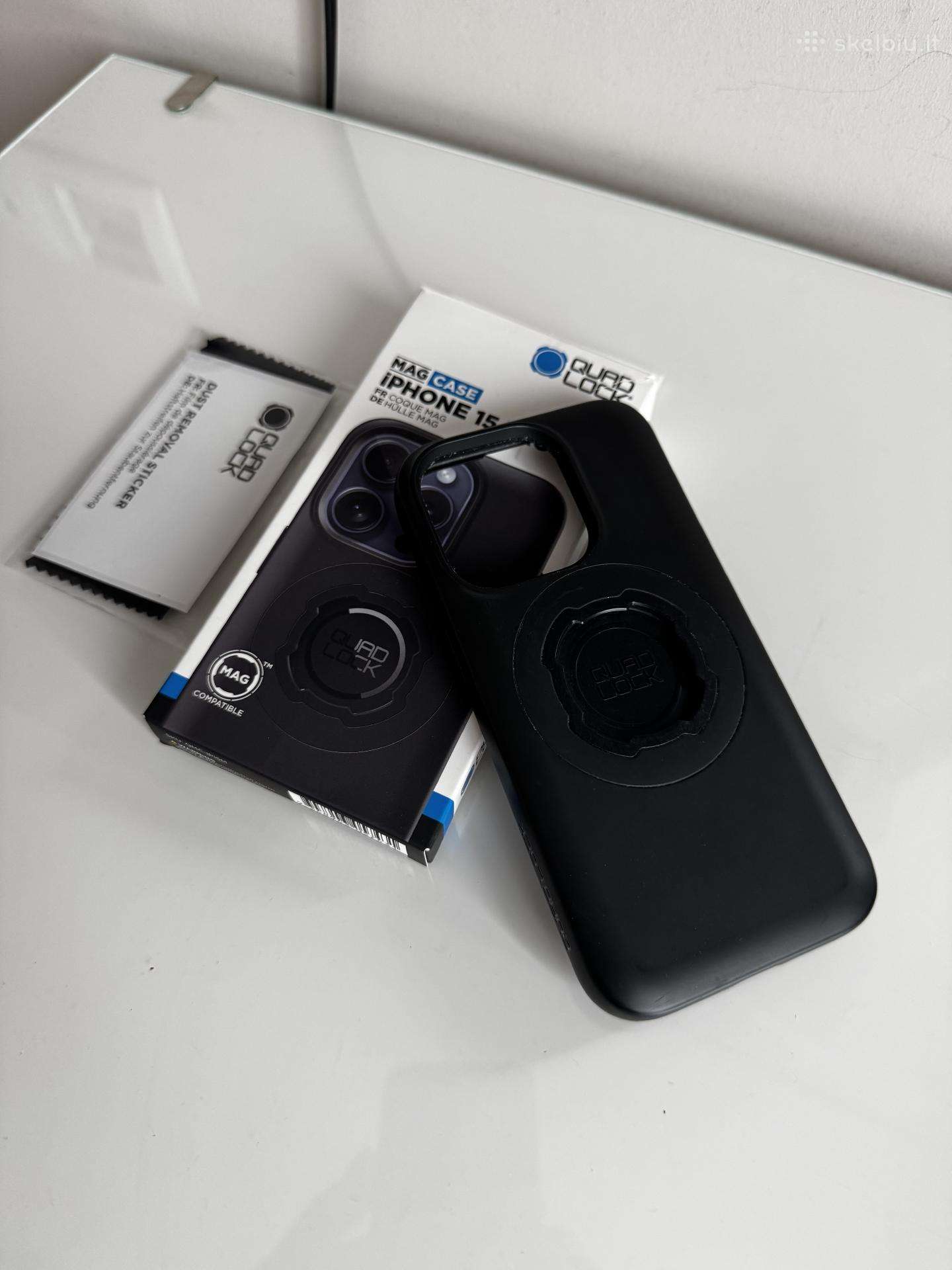 Quad Lock iPhone 15 Pro dėklas/dėkliukas