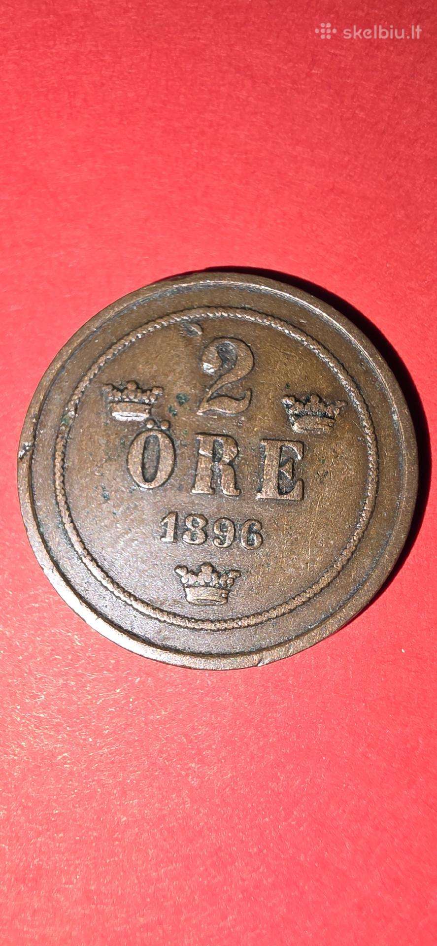 Švedija 2 erės 1896