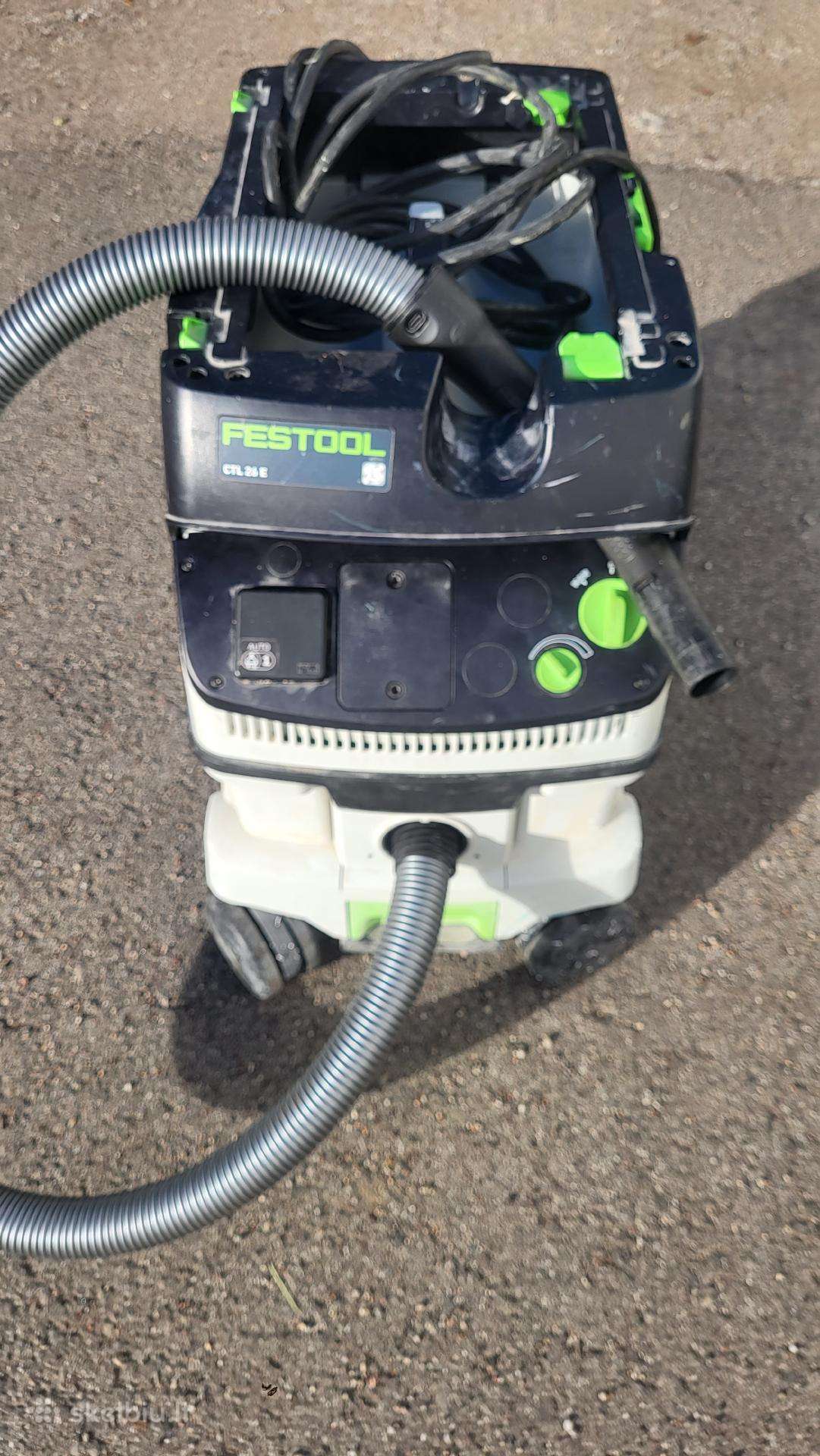 Festool Ctl 26e statybinis siurblys 300 eur