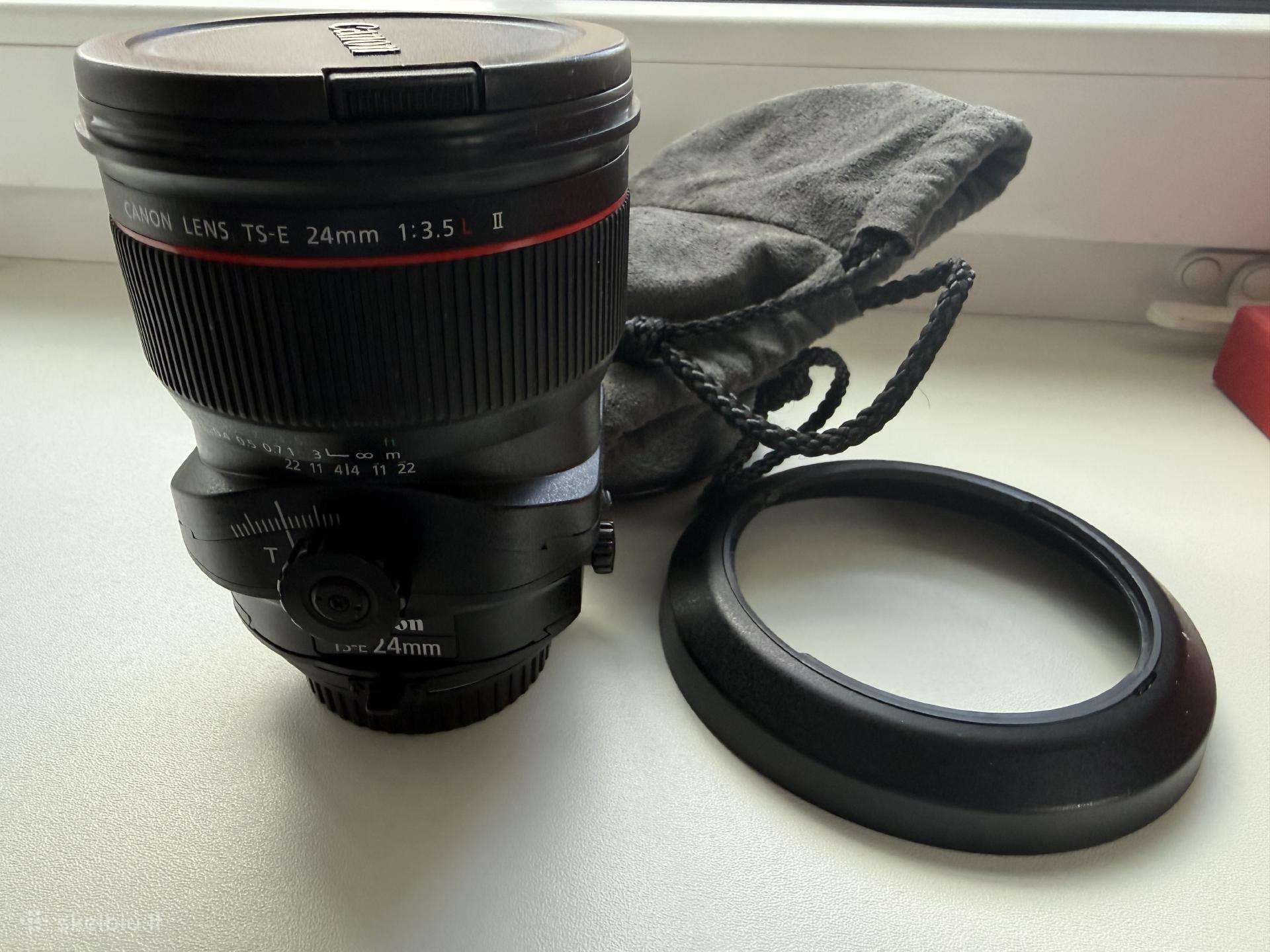 Canon Ts-e 24mm f/3.5l II objektyvas