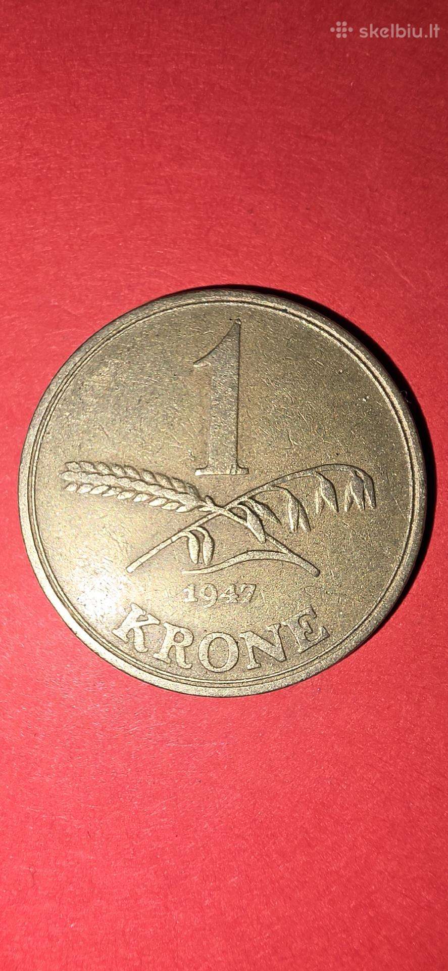 Danija 1 krona 1947