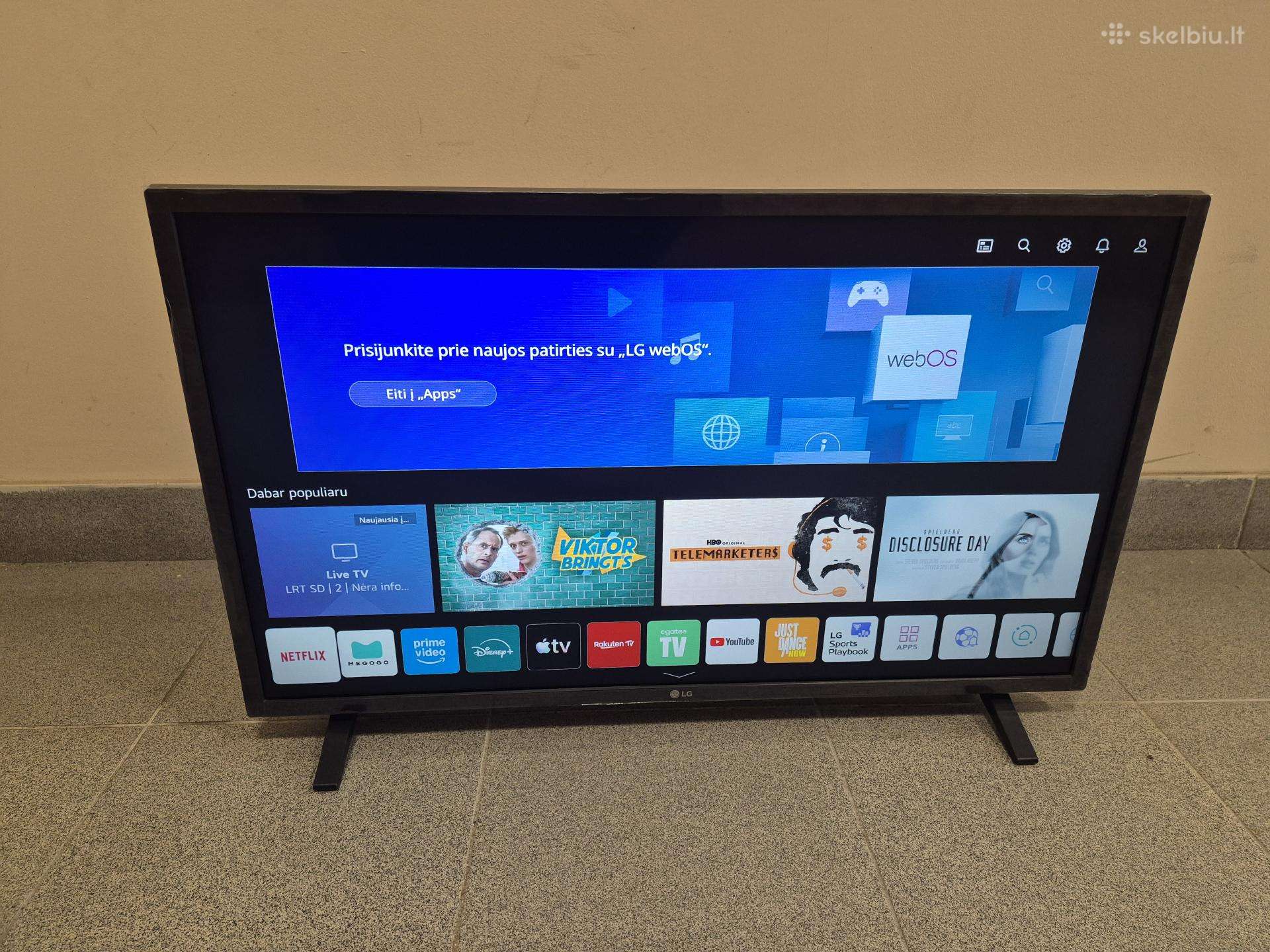Televizorius LG 32lq63006 Smart. Garantija