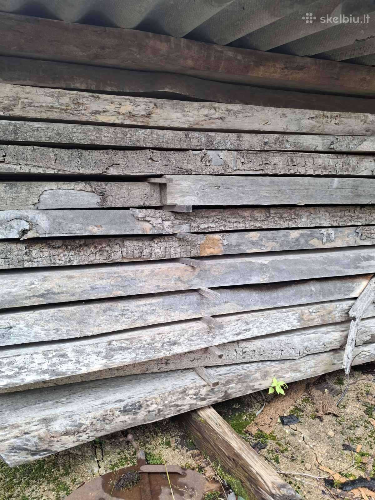 Uosio ir ažuolo 5cm-10cm storio
