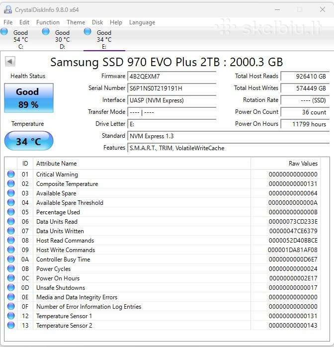 Samsung 970 EVO Plus 2tb