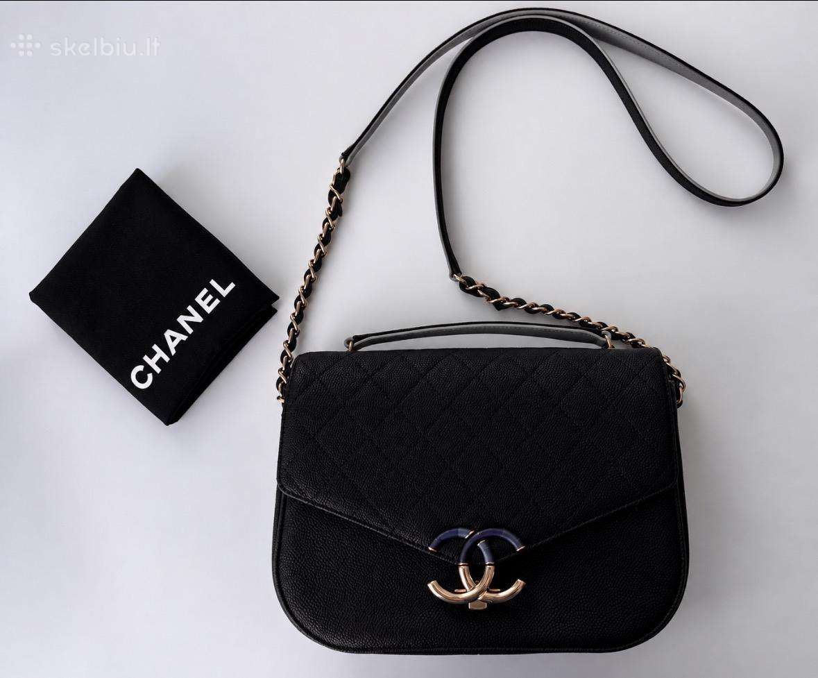 Originali Chanel Cuba Medium Quilted Caviar