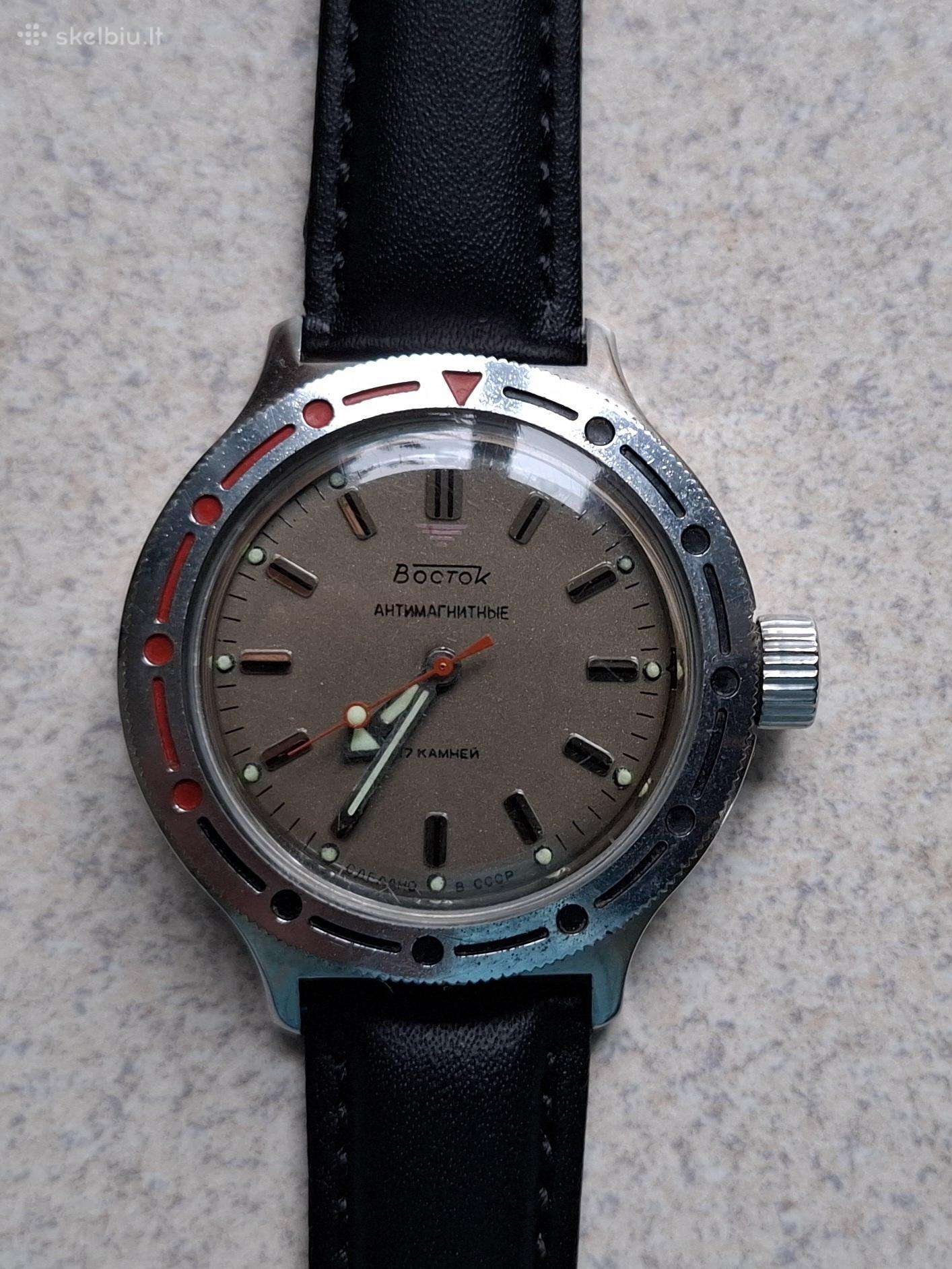 Sovietinis „vostok“ Komandirskie laikrodis