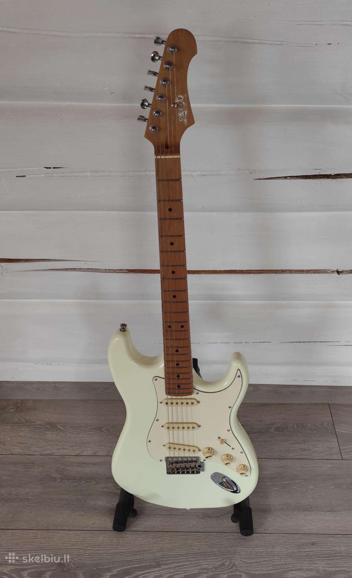 Elektrinė gitara su priedais