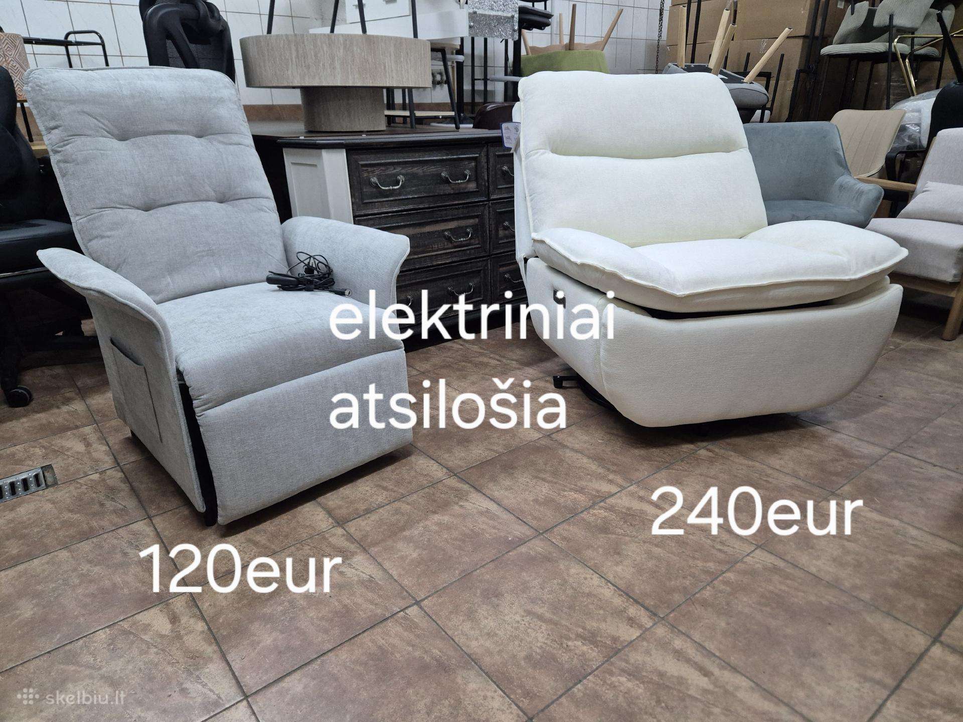 Fotelis reglaineris elekrinis atsilosia supasi