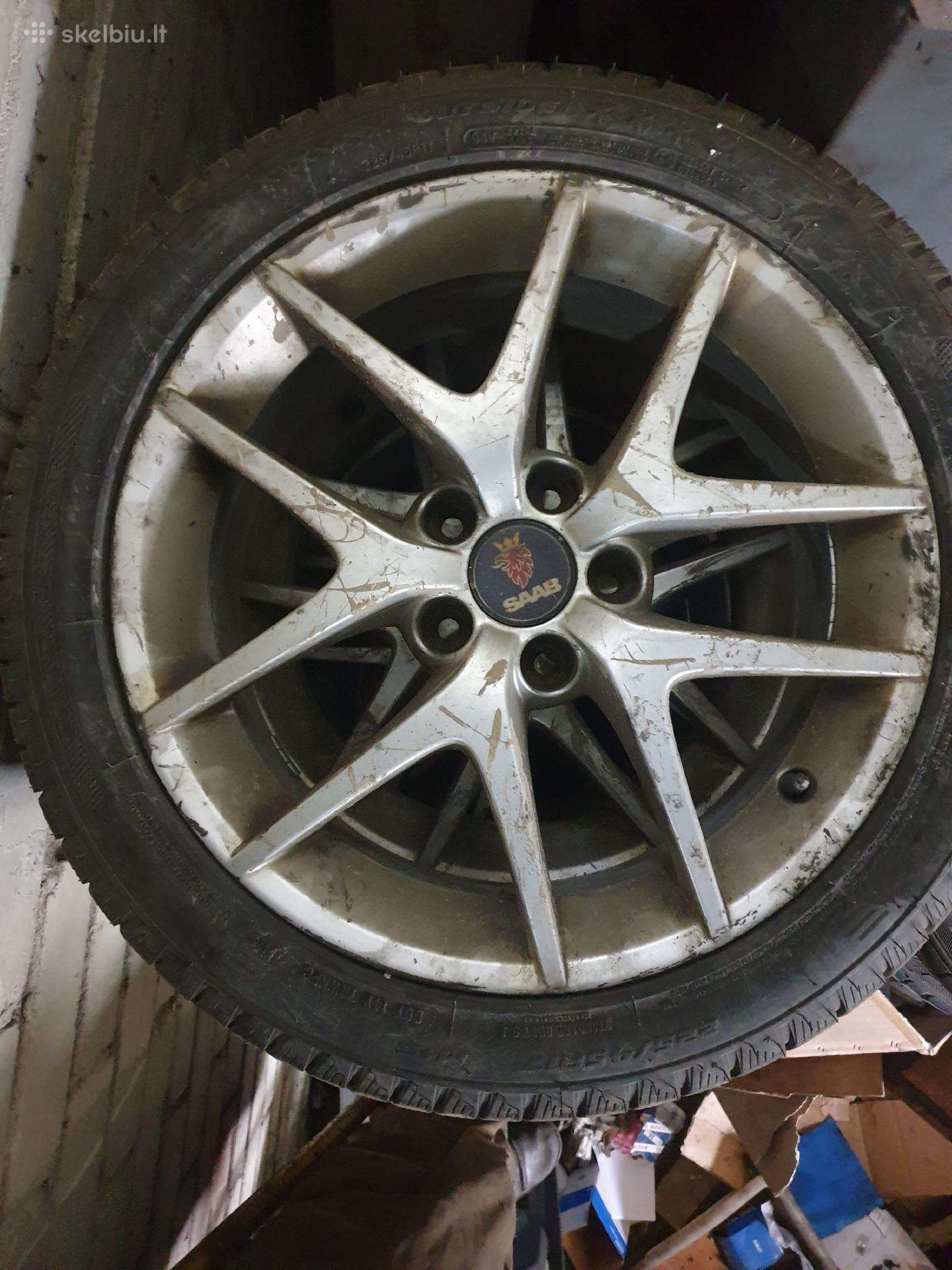 Saab Opel ratl su labai Ok žieminėmis padangomis