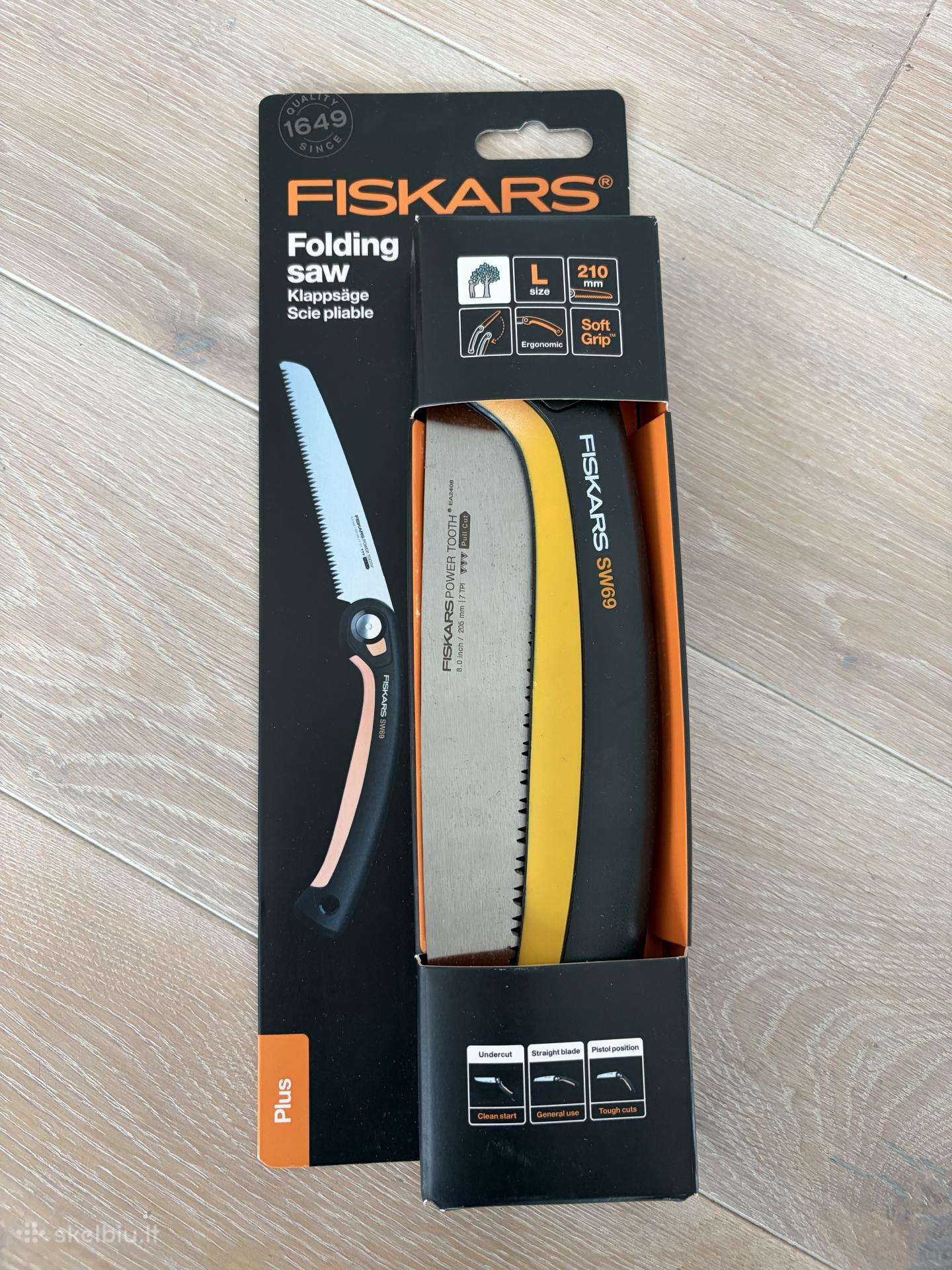 Užlenkiamas pjūklas Fiskars Plus Sw69