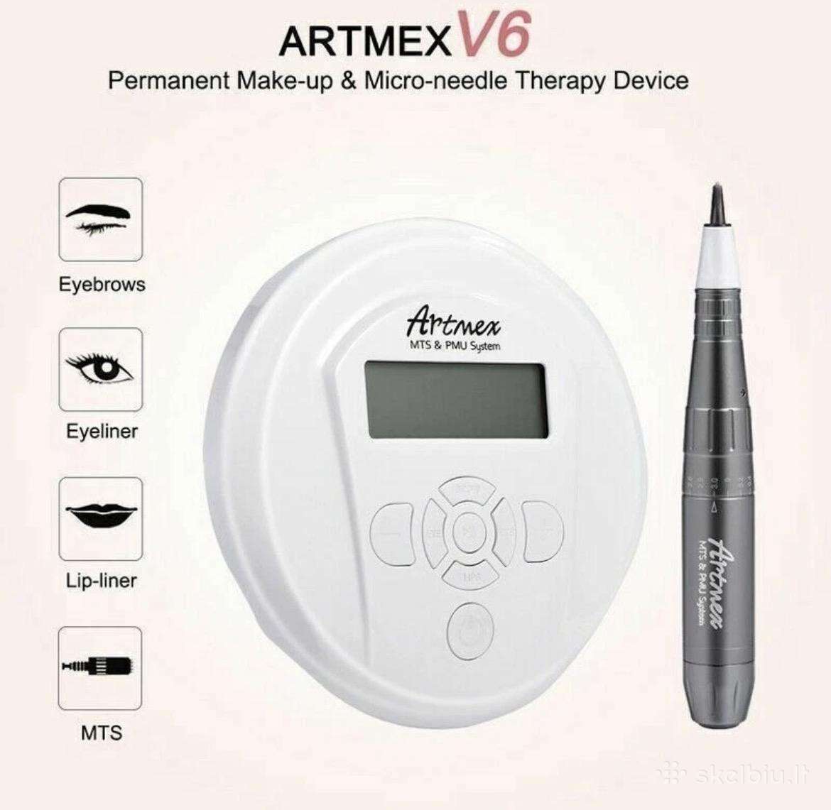 Artmex Pmu/mezo/tattoo aparatas, katridžai