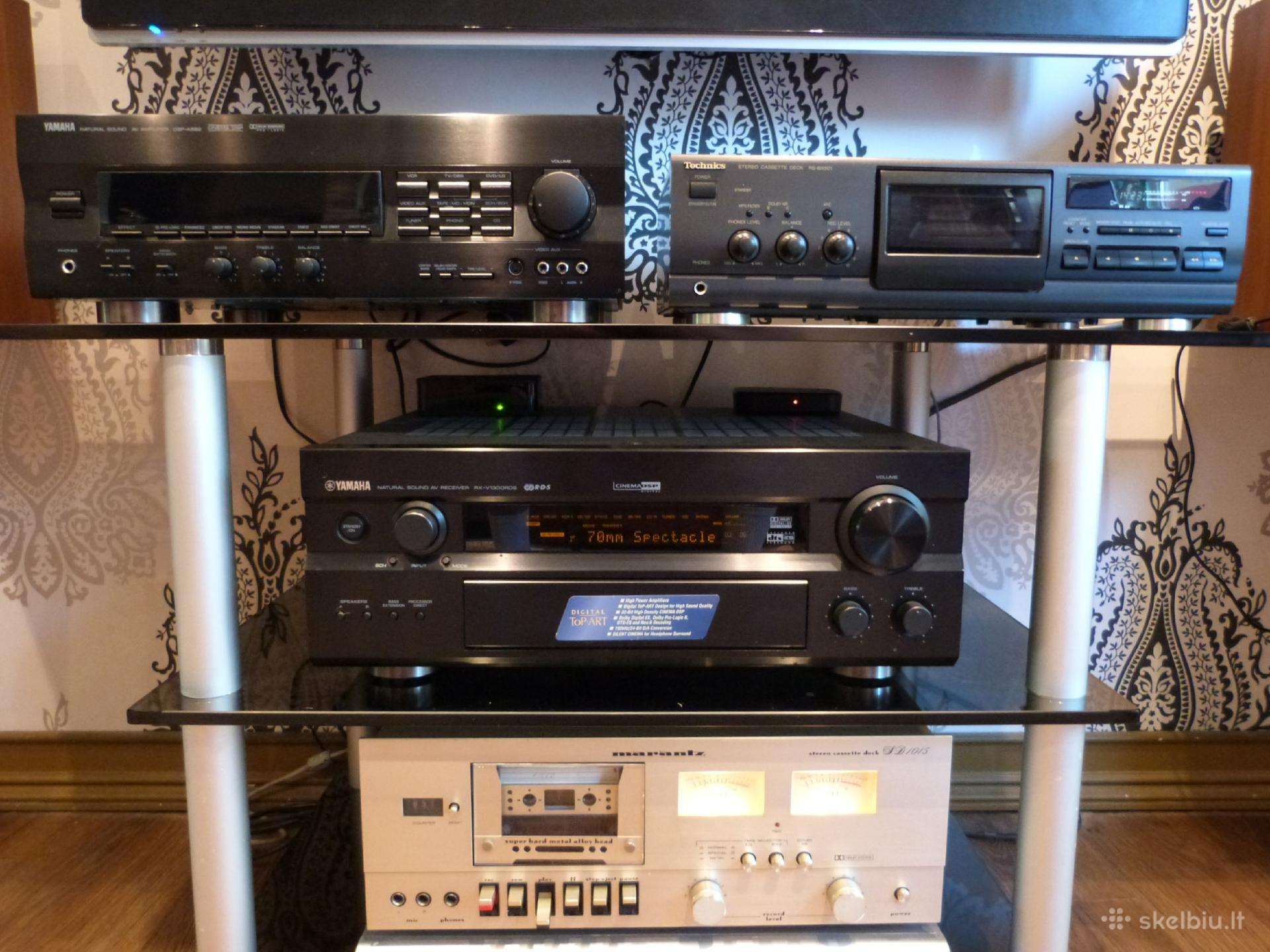 Hi-fi kasetines dekos Technics. Marantz.
