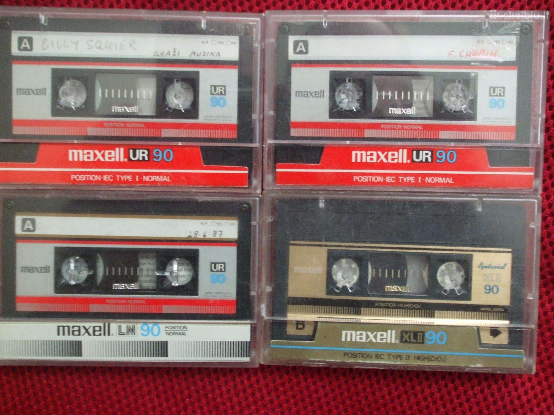 Maxell kasetės