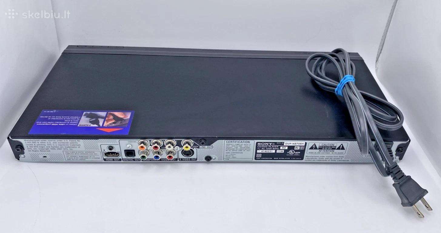 Sony Dvp-ns708h Hdmi Dvd CD Grotuvas Upscale